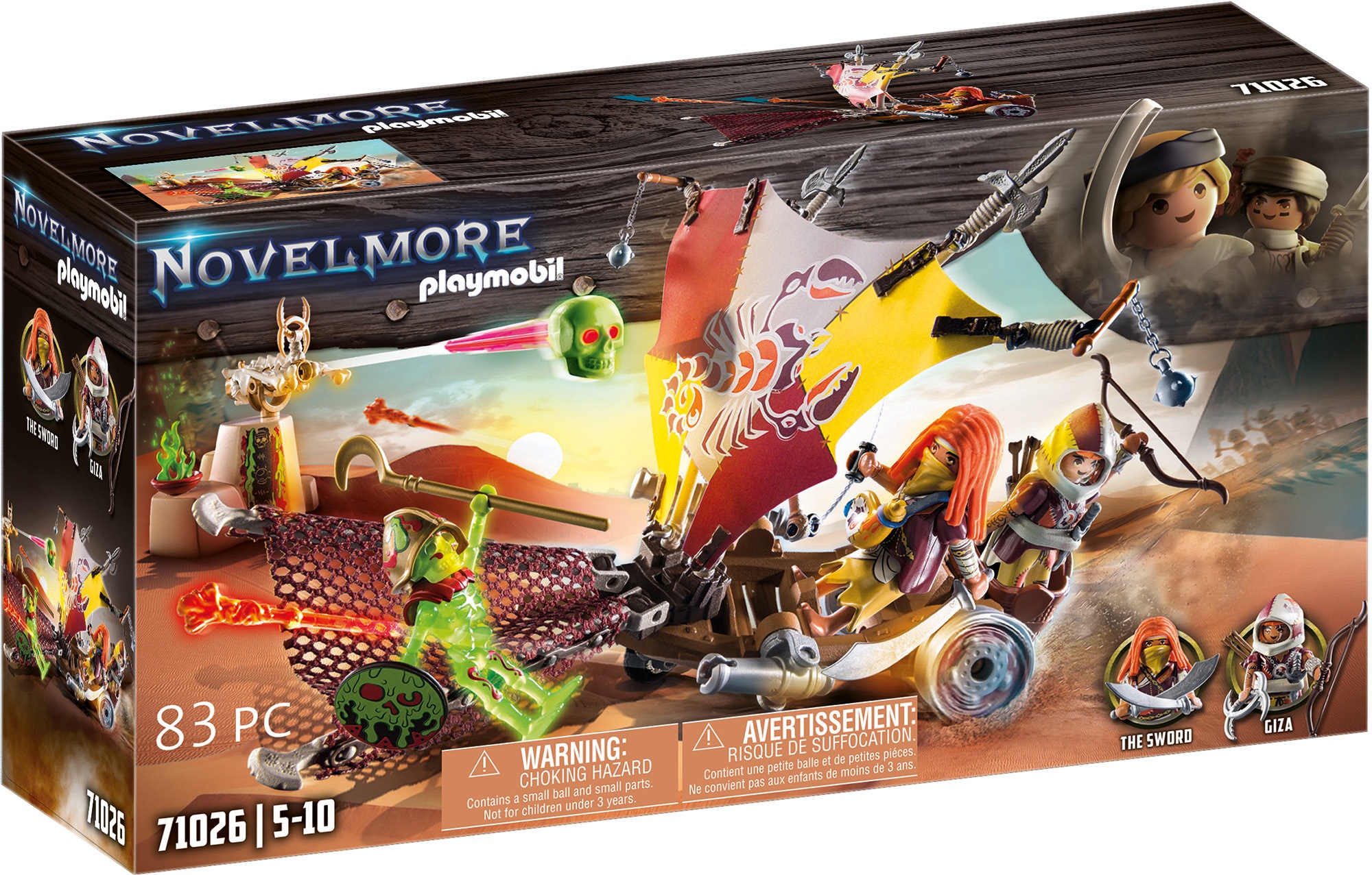 Image of Playmobil® Konstruktions-Spielset »Sal'ahari Sands - Dünensurfer (71026), Novelmore«, (83 St.), Made in Europe bei Ackermann Versand Schweiz