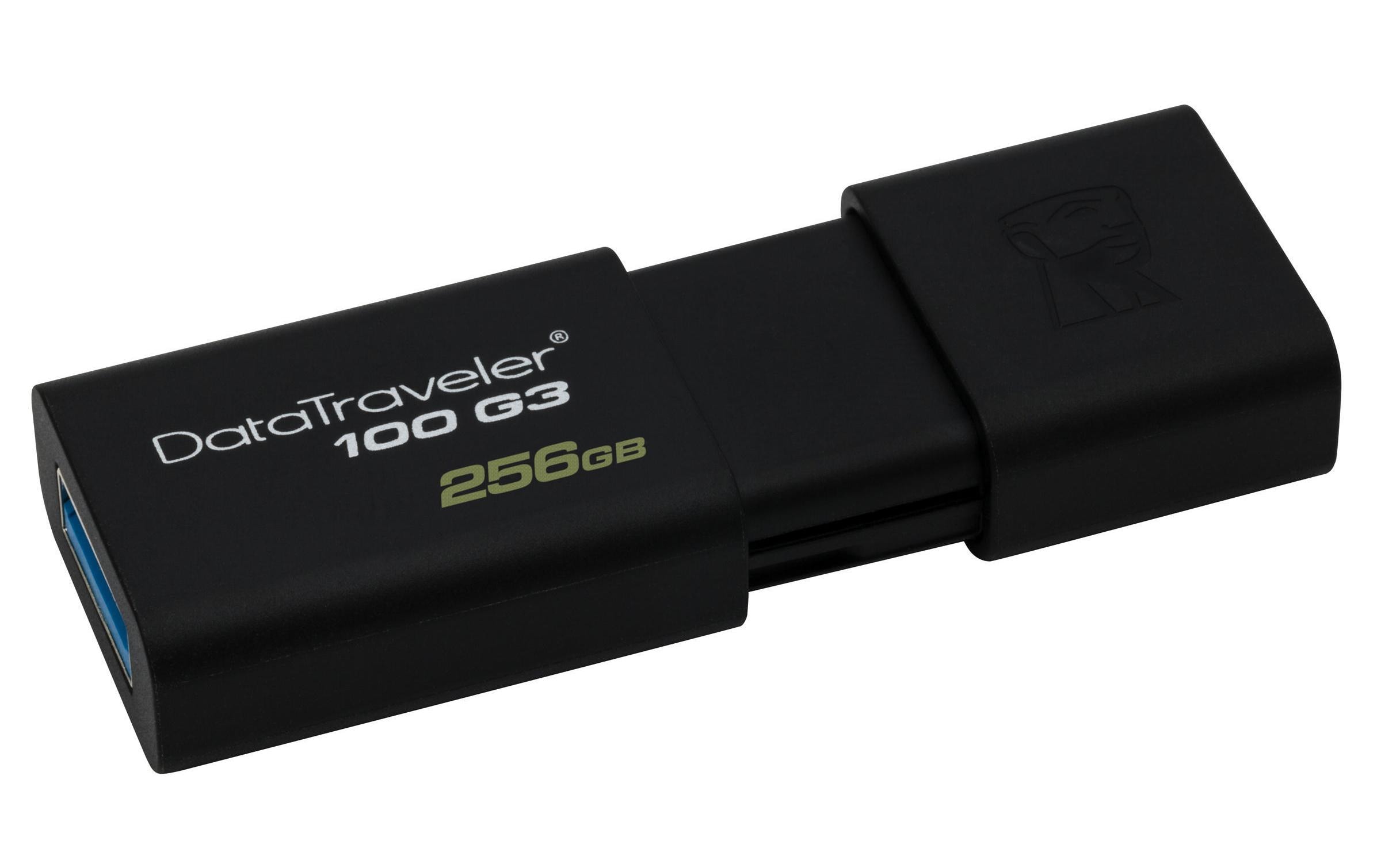Image of Kingston USB-Stick »DataTraveler 100 G3 USB 3,0 256 GB«, (Lesegeschwindigkeit 130 MB/s) bei Ackermann Versand Schweiz