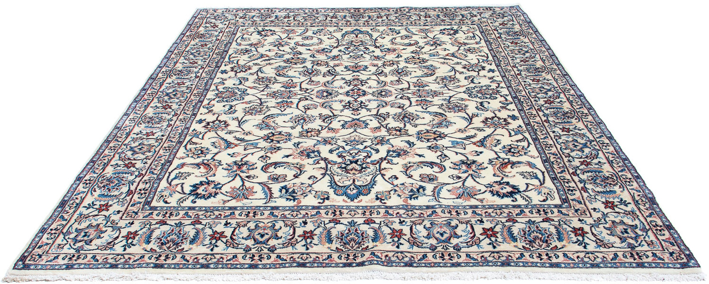 Image of morgenland Orientteppich »Perser - Classic - 256 x 200 cm - beige«, rechteckig, 10 mm Höhe, Wohnzimmer, Handgeknüpft, Einzelstück mit Zertifikat bei Ackermann Versand Schweiz