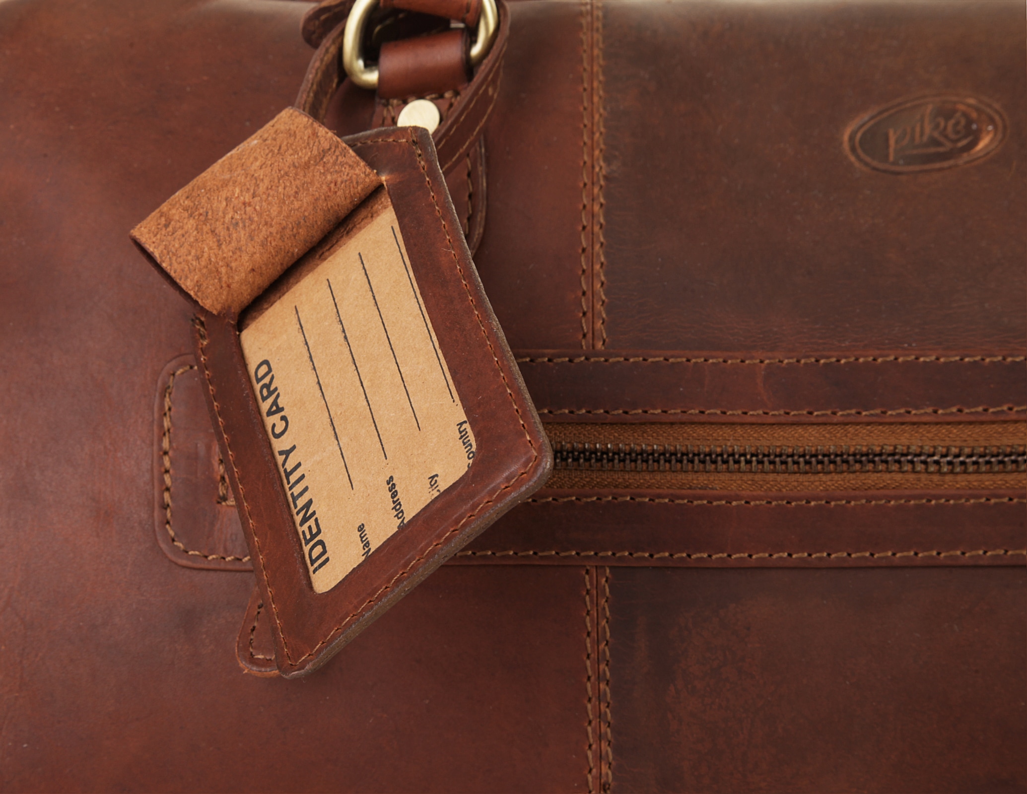 Piké Reisetasche, echt Leder