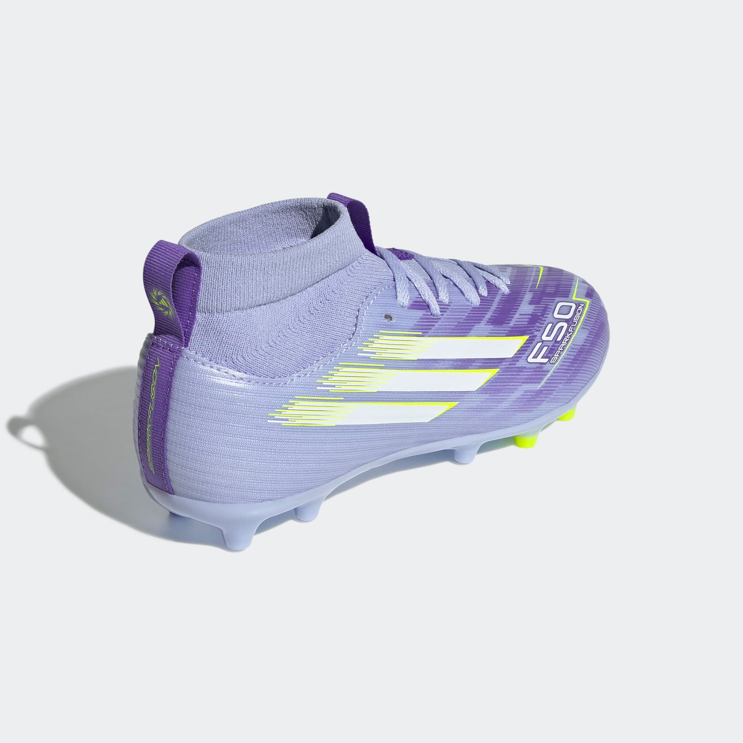 adidas Performance Fussballschuh »F50 SPARKFUSION LEAGUE FESTE BÖDEN/KUNSTRASEN E KINDER«, geeignet für Rasen- und Kunstrasenplätze