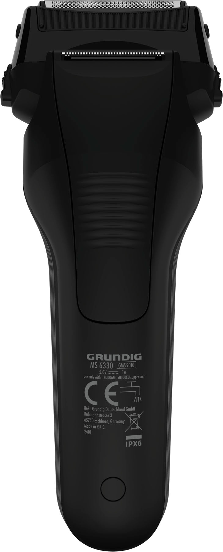Grundig Elektrorasierer »Herrenrasierer MS 6330« 1 Stk. Aufsätze ausklappbarer Langhaarschneider 3‑fach Rasierer mit Li‑Ion Akku, LED‑Display & Fast Charge
