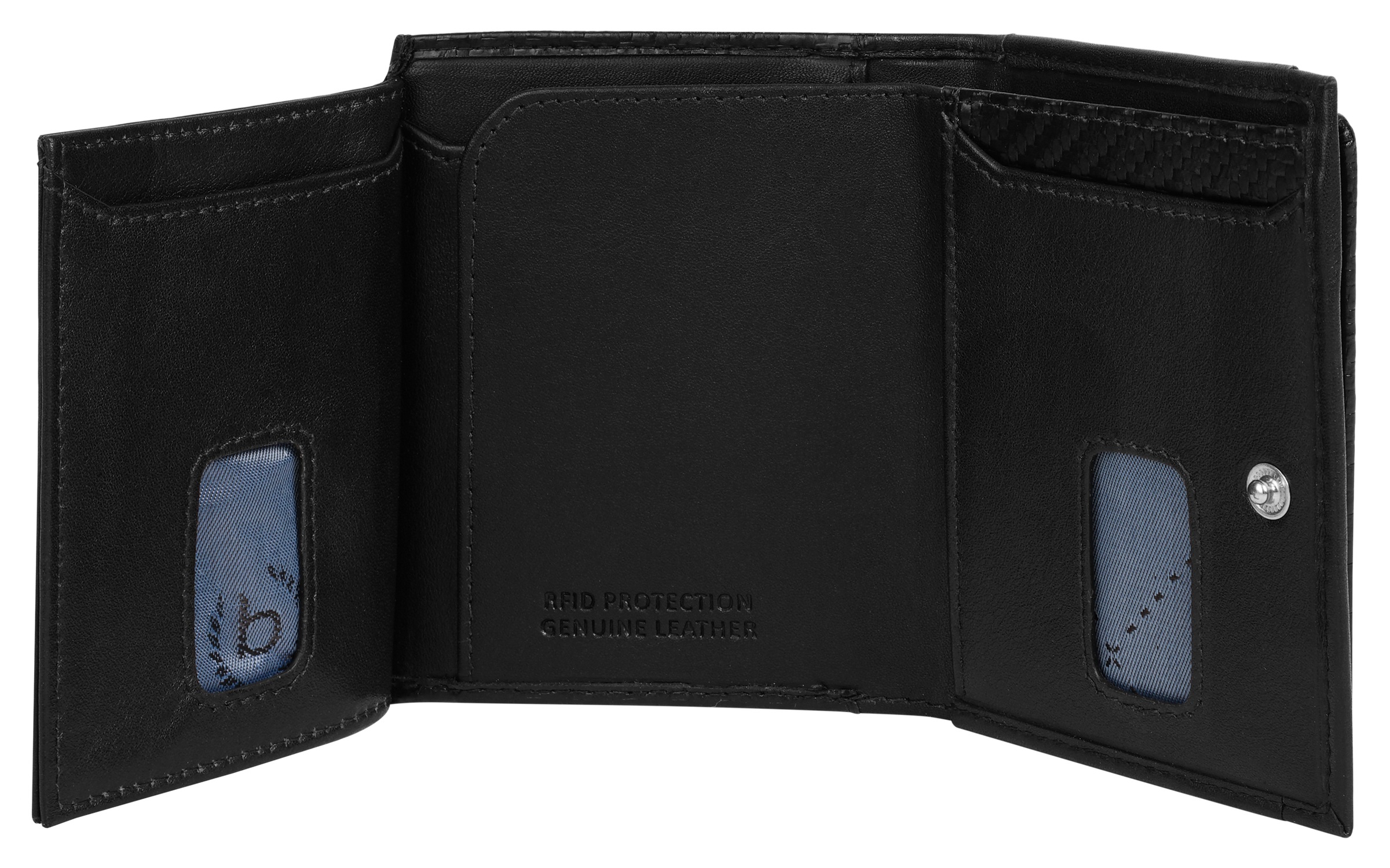 bugatti Porte-monnaie »BUGATTI Herren, Damen SECURE SLIM echt Leder« cuir véritable