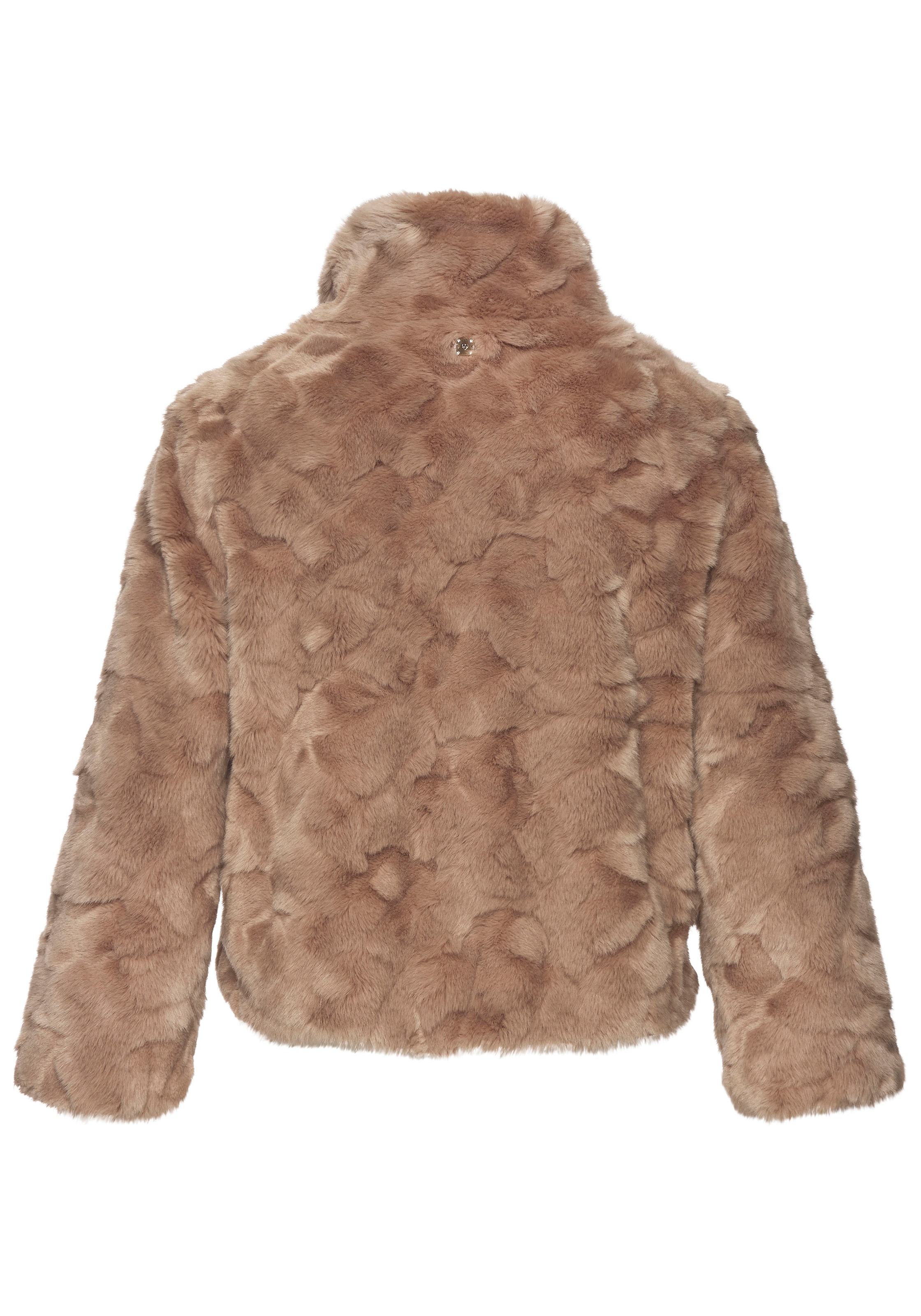 LASCANA Fellimitatjacke, kuschelige Kurzjacke aus Teddyplüsch