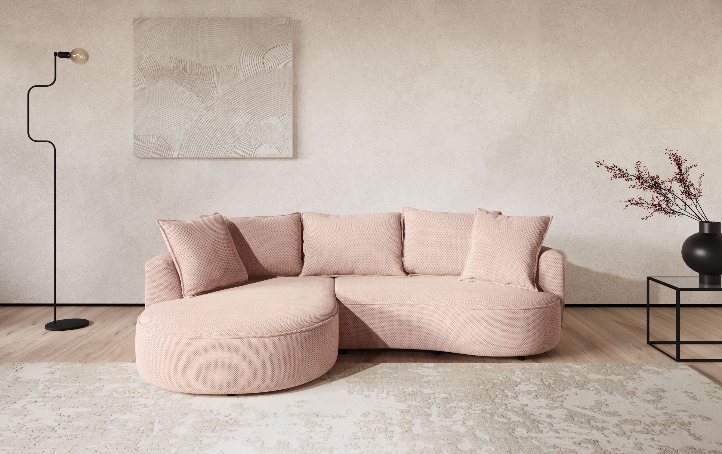 Image of COTTA Ecksofa "Sana L-Form, Breite 260 cm" Loungesofa mit Wellenunterfederung