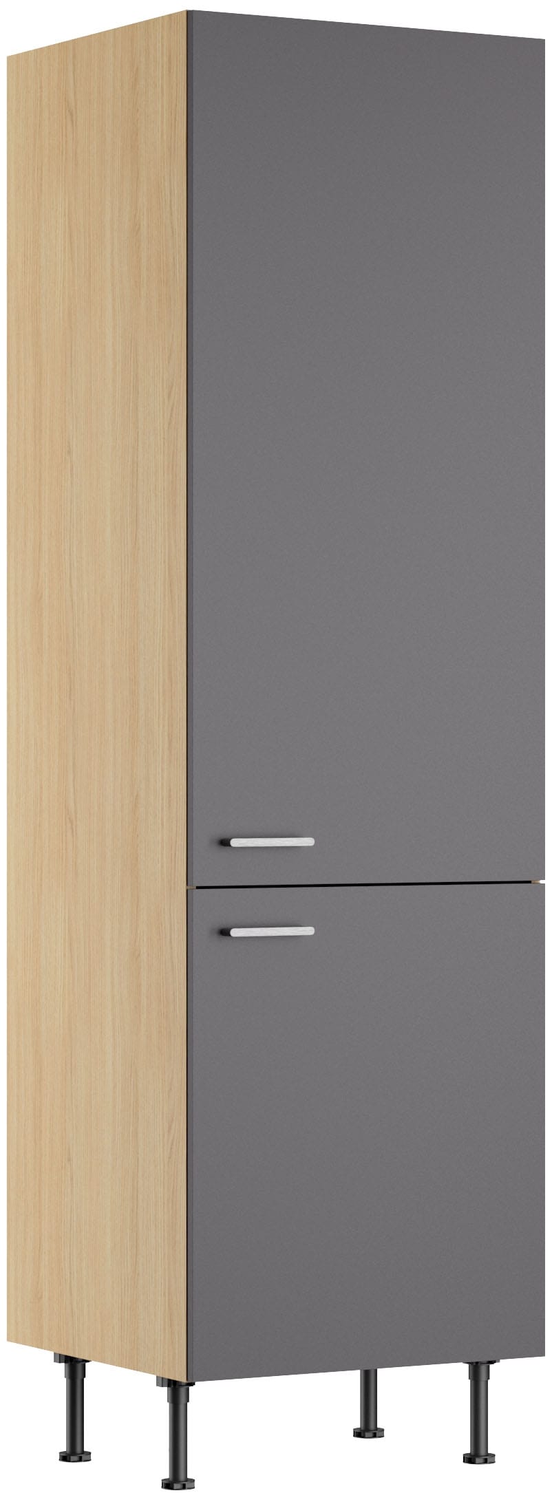 Image of KOCHSTATION Vorratsschrank "KS-Lucy" Breite 60 cm, mit 2 Türen, Soft-Close, höhenverstellbare Füsse
