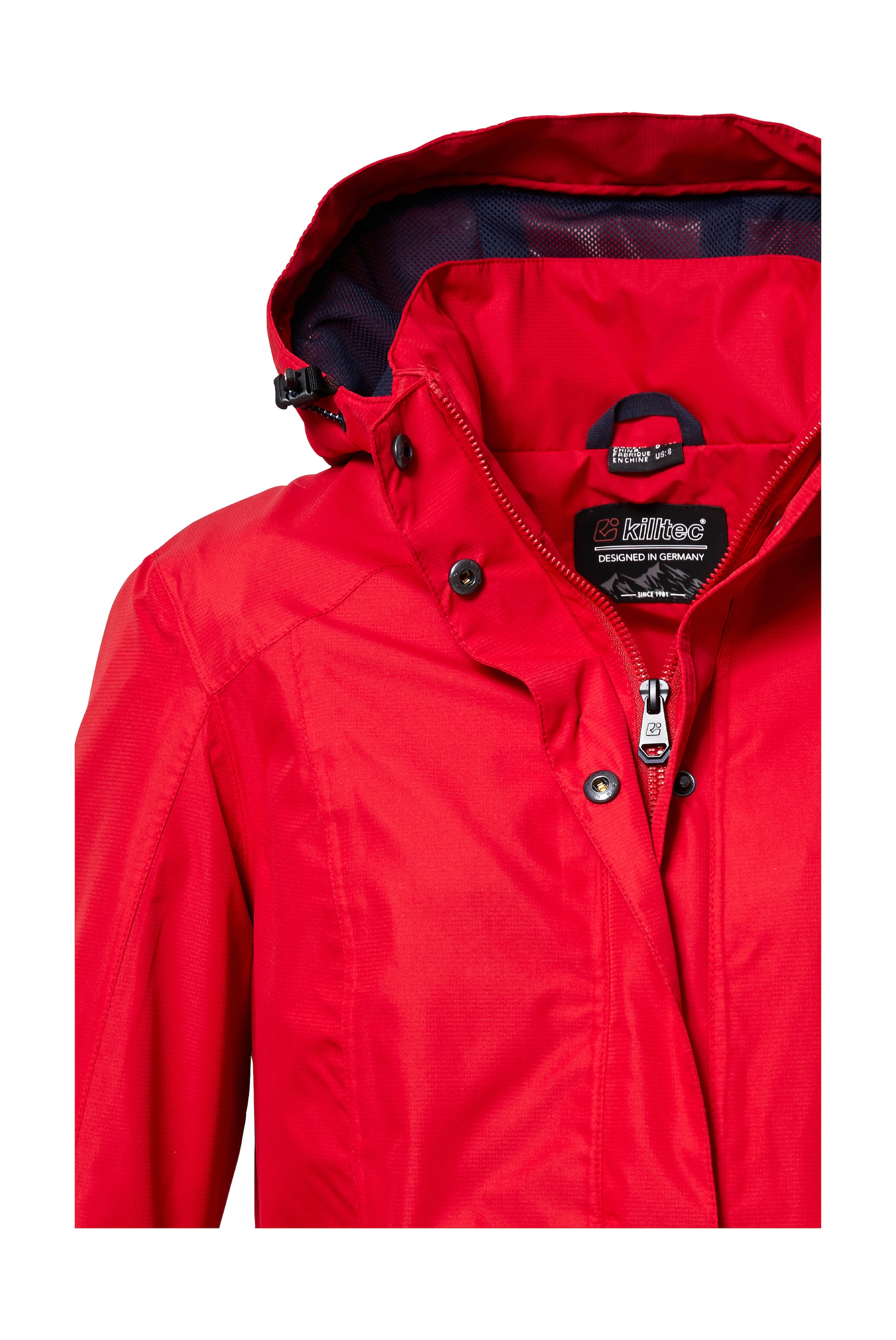 Killtec Parka »KOS 44 WMN PRK« Wasserdichte, atmungsaktive Damenjacke mit abnehmbarer Kapuze