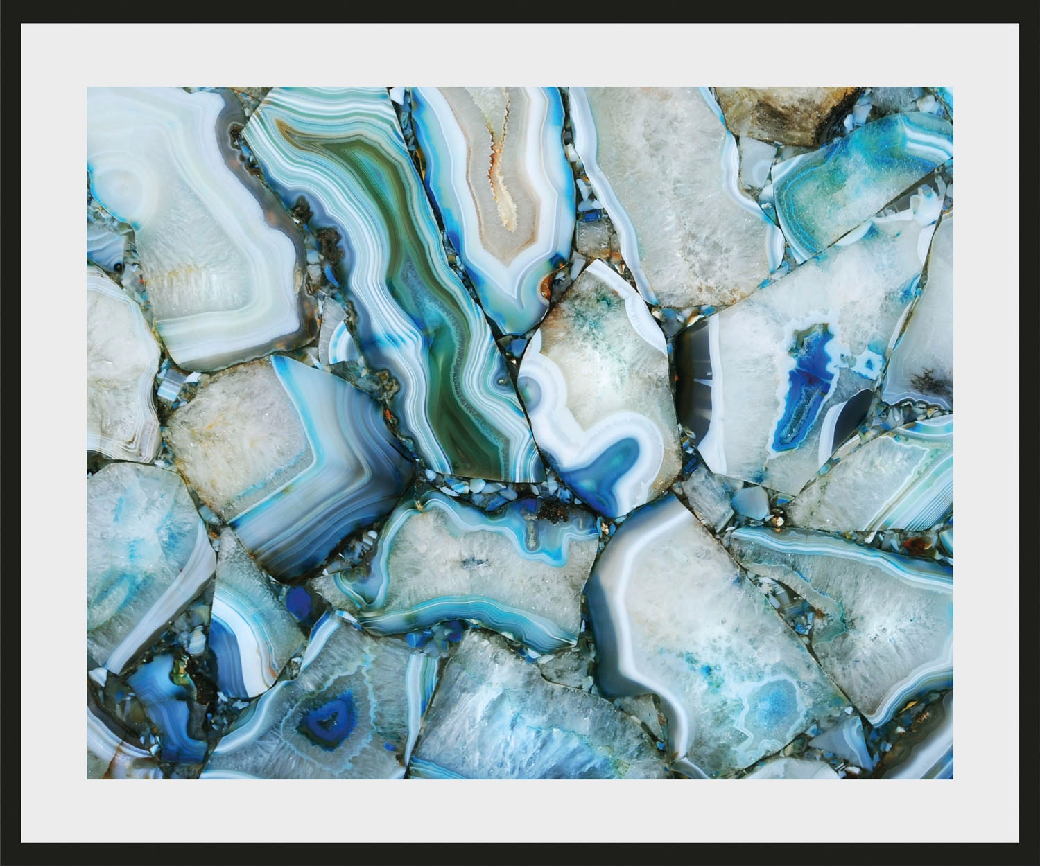 Image of queence Bild "Cinderella" Abstrakt Spa Spirituelle Bilder Stein 1 Stk. tlg. HD Premium Poster-Druck inkl. Holzrahmen