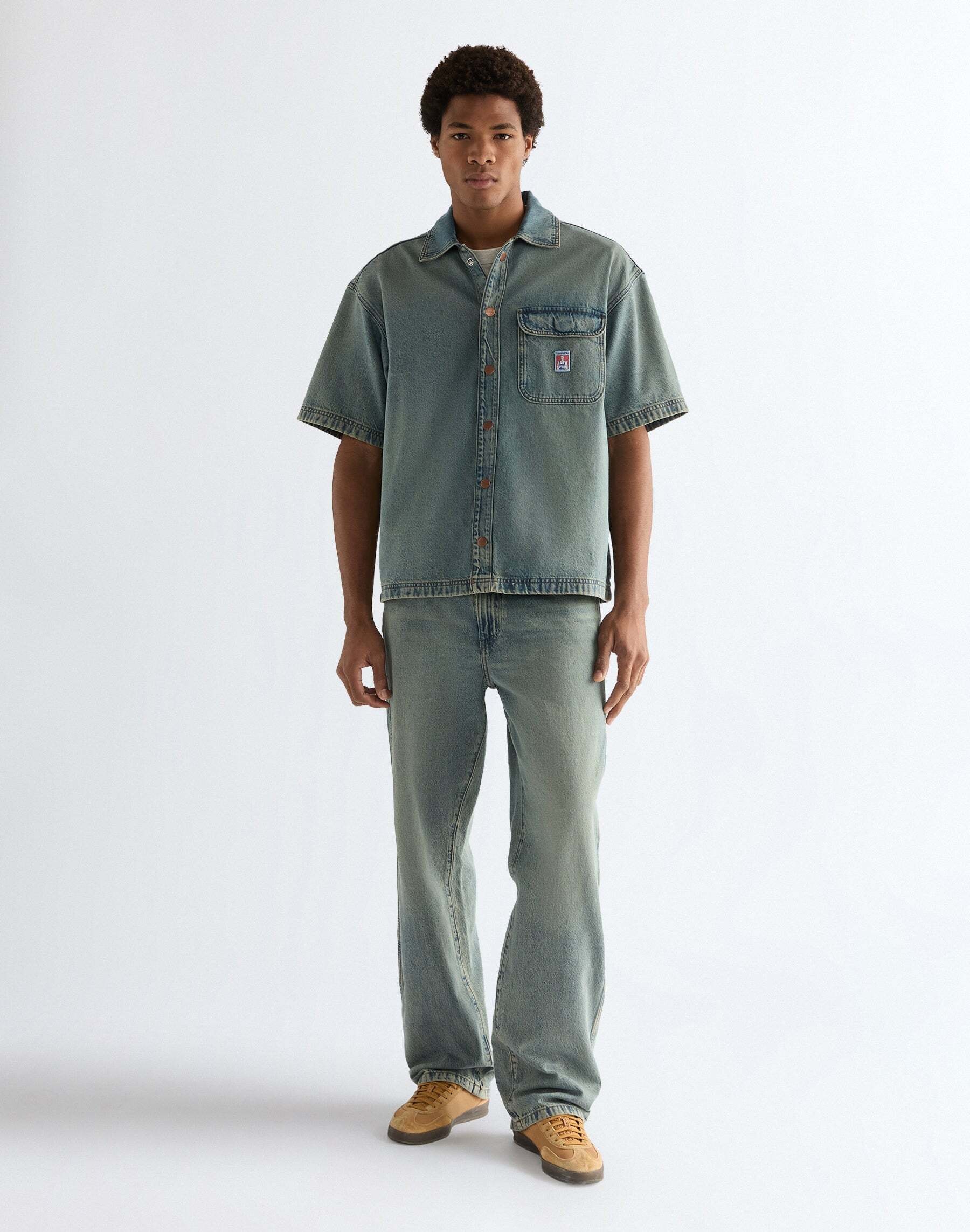 Wrangler Jeanshemd »WRANGLER Jeanshemd Shortsleeve«