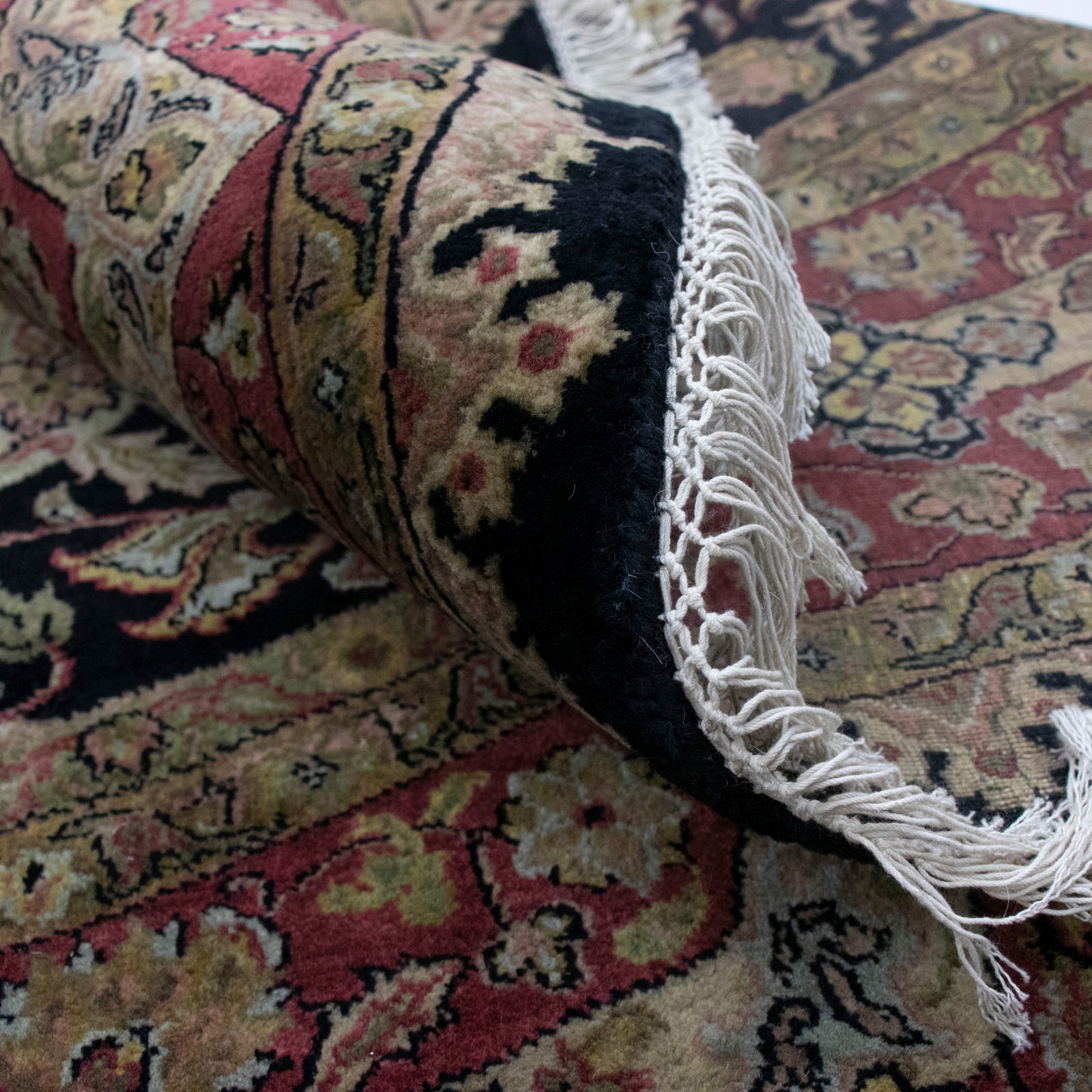 morgenland Wollteppich »Hochflor Teppich Sarai«, rund, 10 mm Höhe