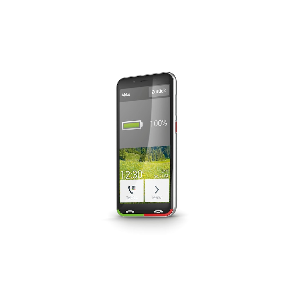 Emporia Smartphone »32 GB Schwarz«, Black, 12,52 cm/4,95 Zoll, 32 GB Speicherplatz, 13 MP Kamera