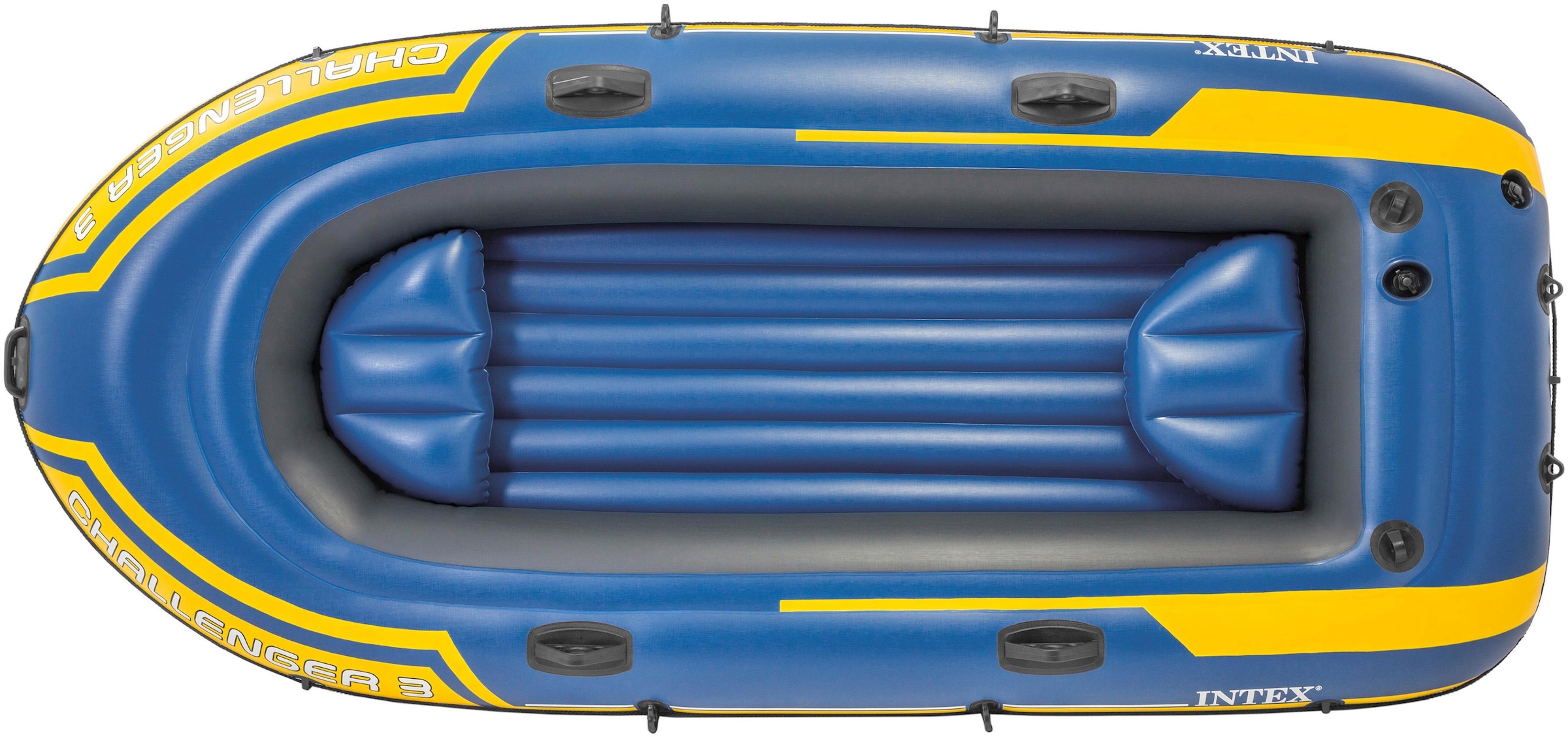 Intex Schlauchboot »Challenger 3«, (Set, mit 2 Paddeln und Luftpumpe)