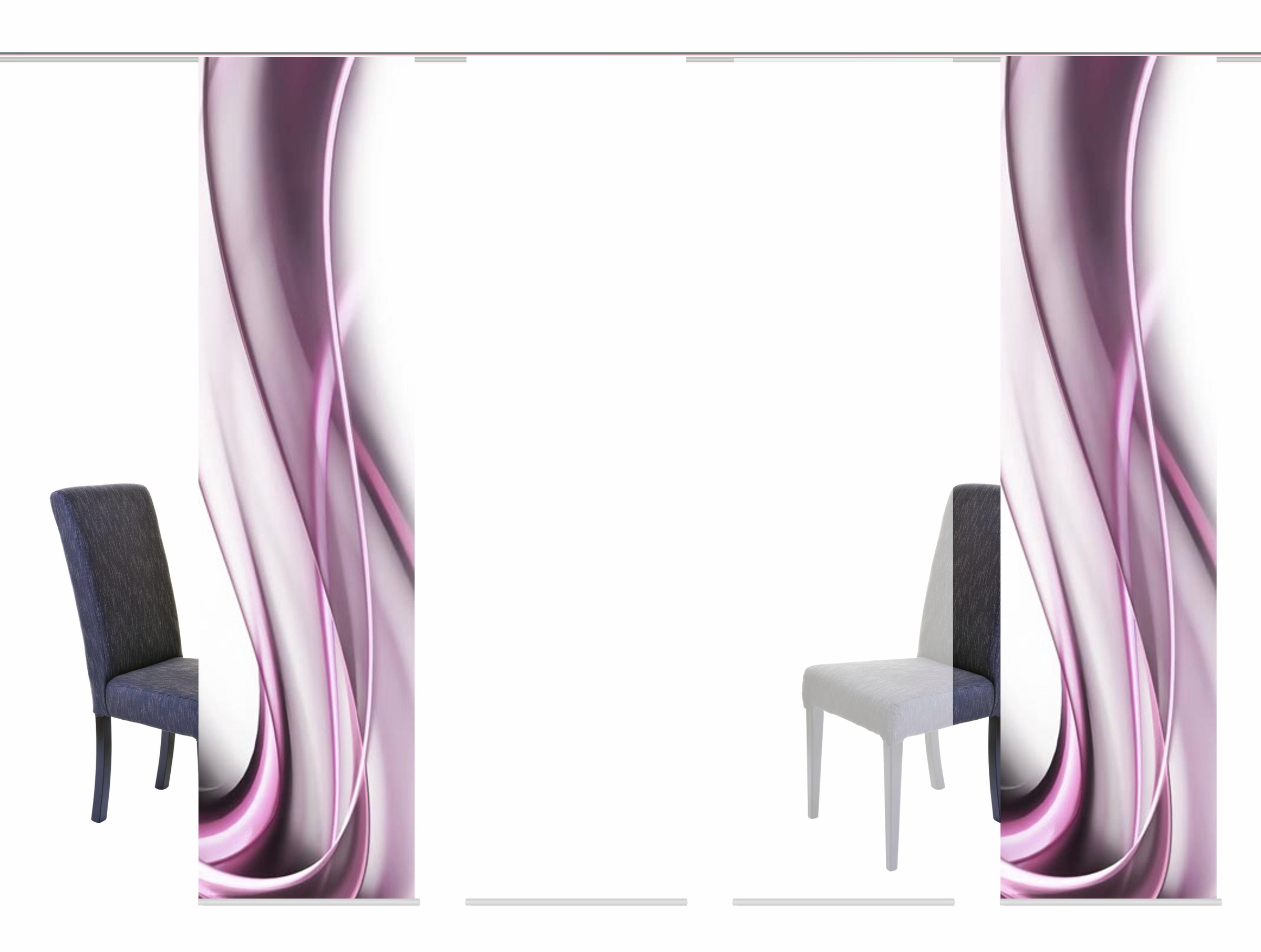 Image of HOME WOHNIDEEN Schiebegardine »ONDAR«, (4 St.), HxB: 245x60, inkl. Befestigungszubehör bei Ackermann Versand Schweiz