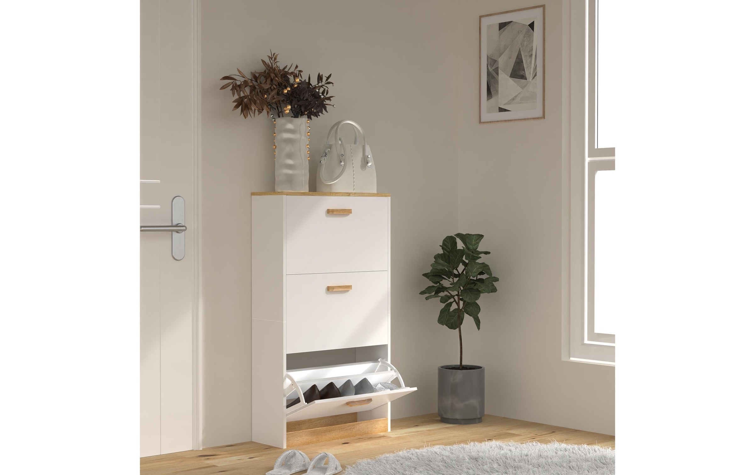 VCM Armoire à chaussures »Halom M 59 x 105 cm«