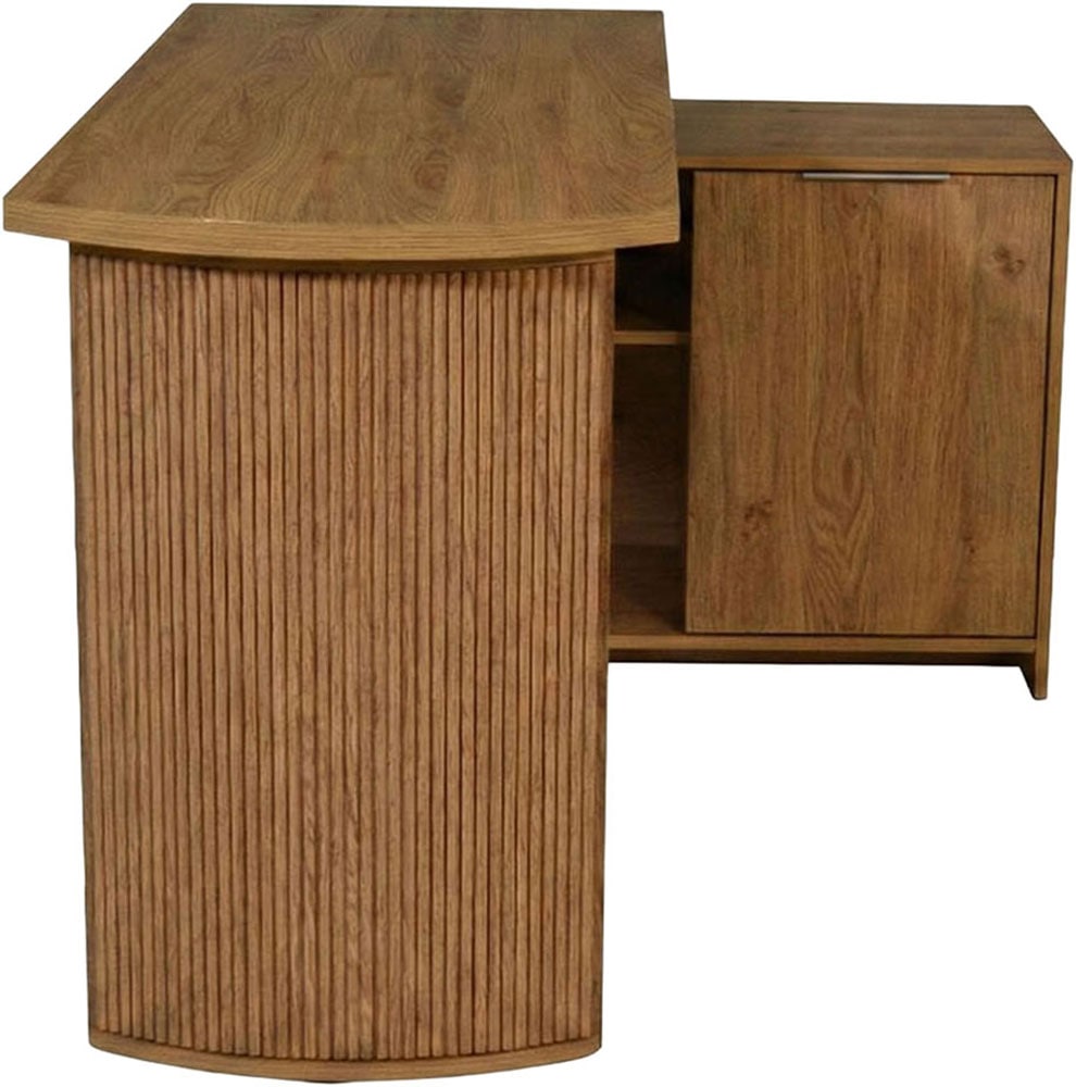 Jahnke Bureau d'angle »MOON C 14 E« Bureau d'angle, montage réversible, 2 compartiments, largeur : 140 cm