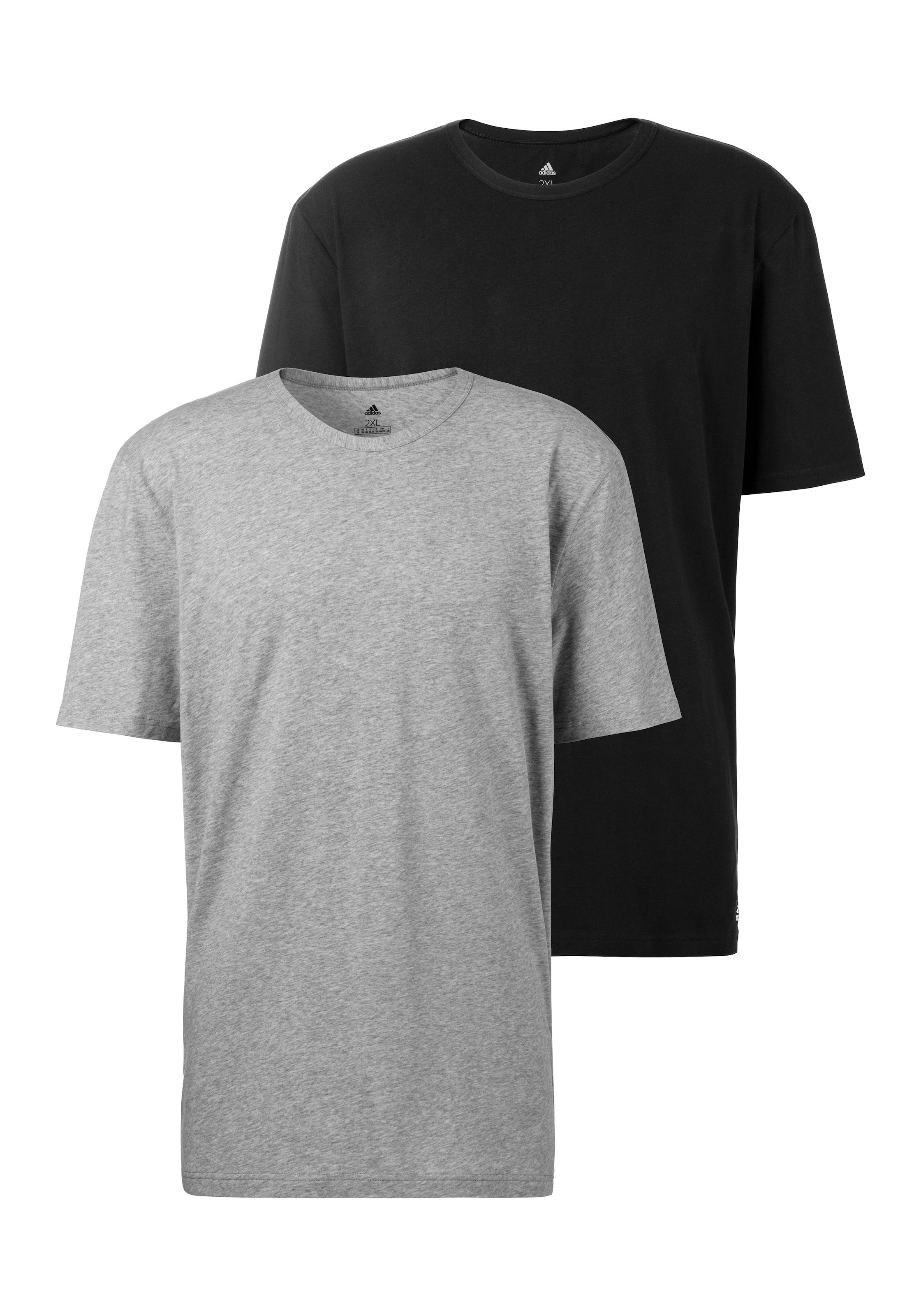 T-Shirt »"Active Flex Cotton"«, (2er-Pack), mit Rundhalsausschnitt, Slim Fit