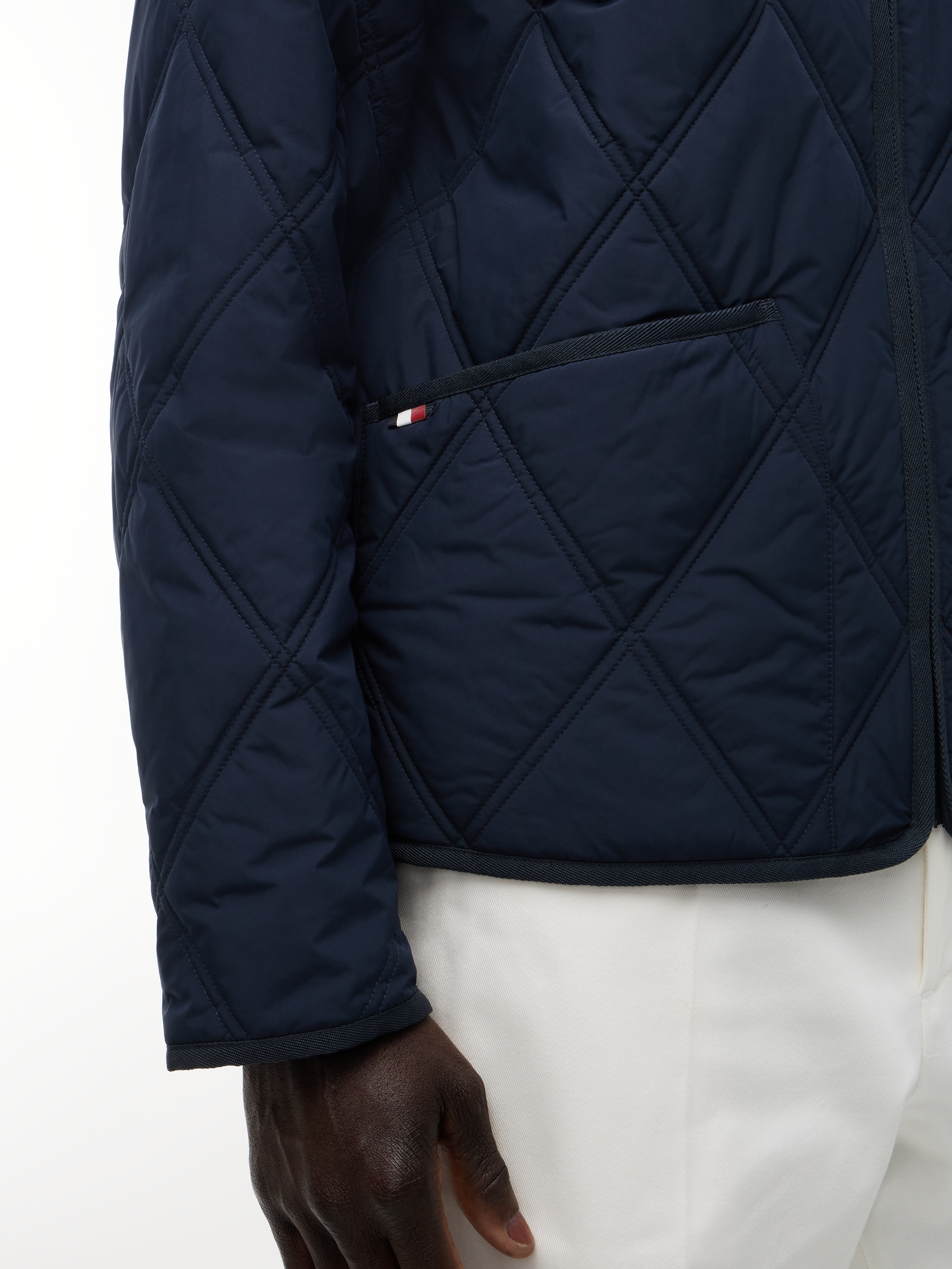 Tommy Hilfiger Steppjacke »DIAMOND QUILT« mit Rautensteppung und Reissverschluss