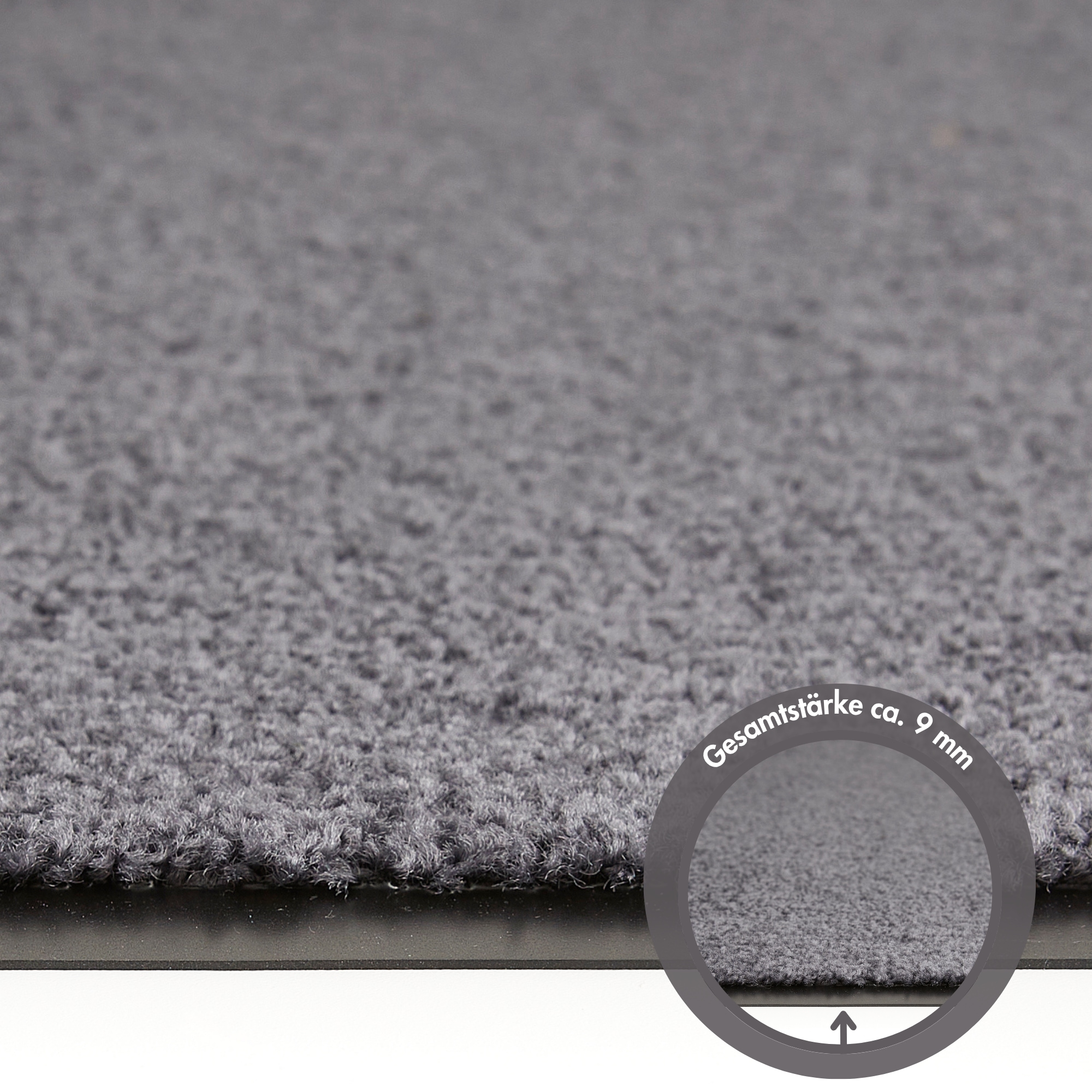 Andiamo Tapis de sol »Super Wash & Clean, Made in Belgium« Rectangulaire 7 mm Höhe Schmutzfangmatte, Uni Farben, rutschhemmend, waschbar