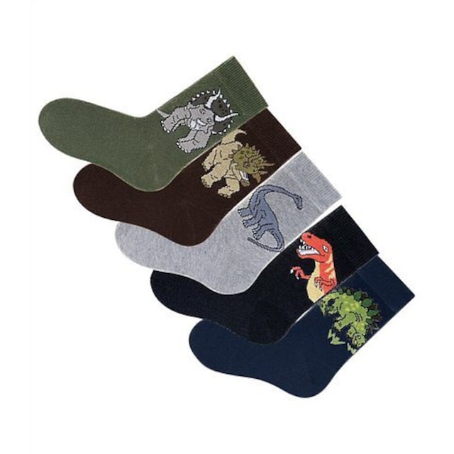 ♕ H.I.S Socken, (5 Paar), mit Dinosauriermotiven versandkostenfrei auf