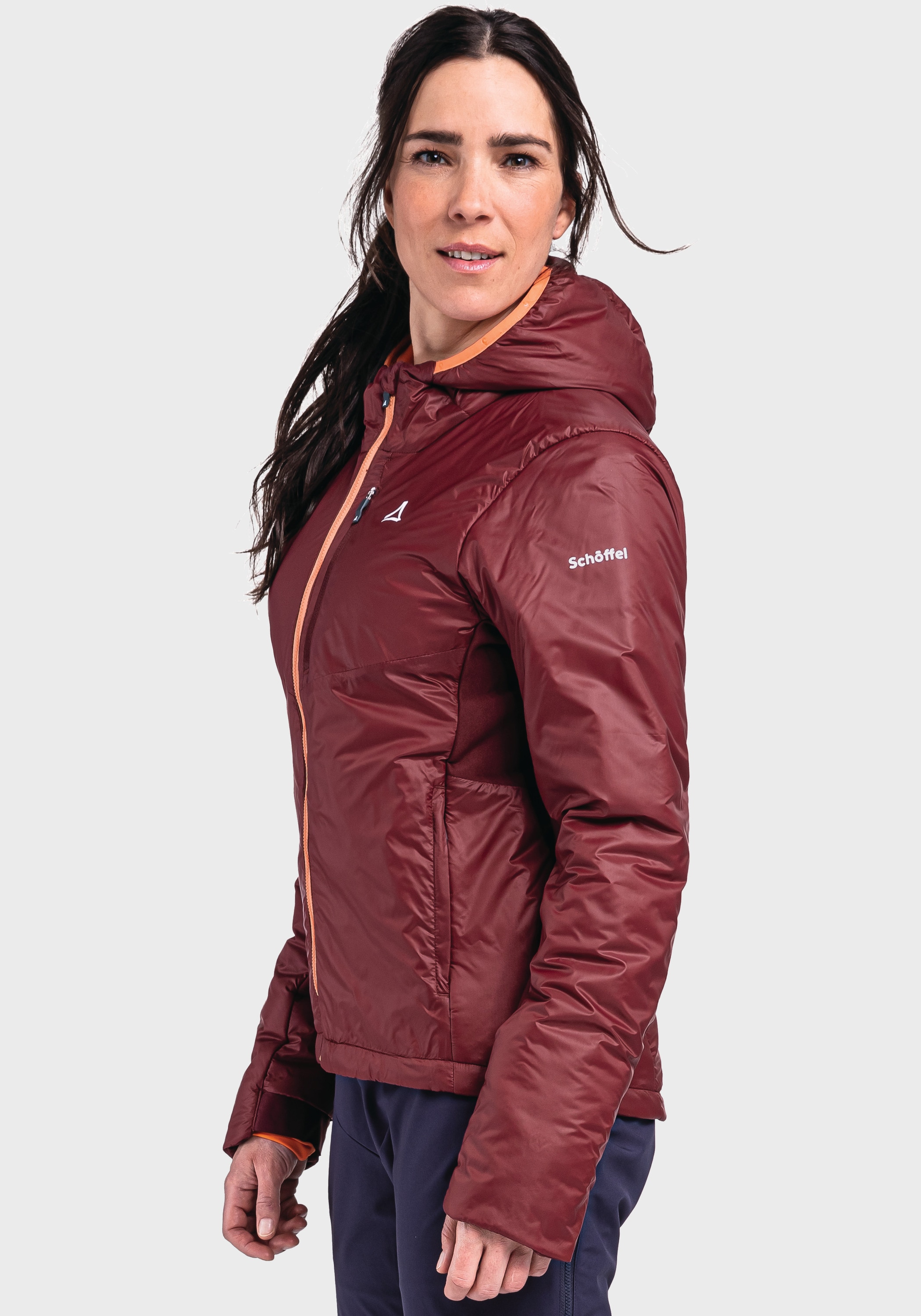 Schöffel Veste d'extérieur »Ins Hybrid Black Raven L« mit Kapuze