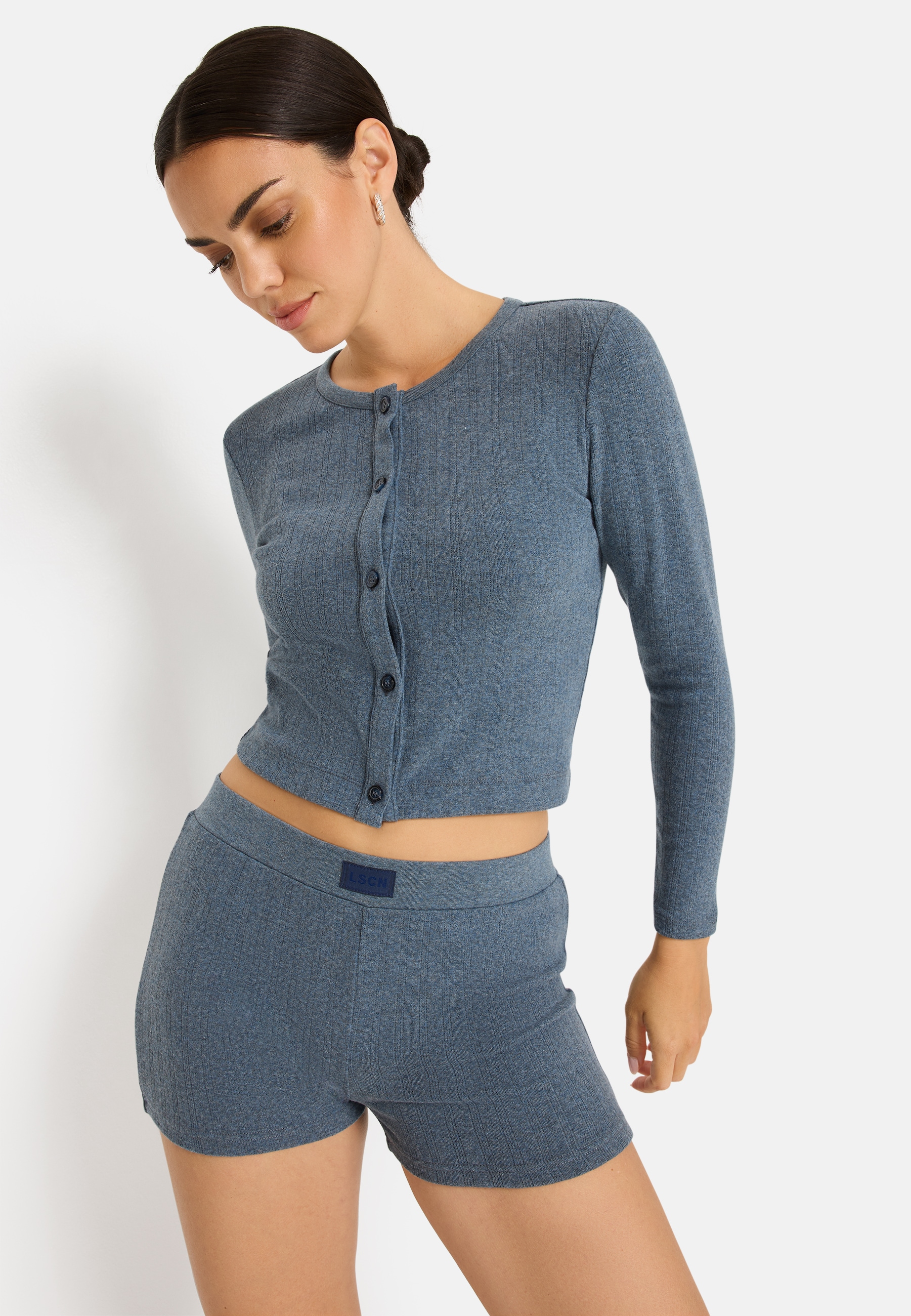 Image of LSCN by LASCANA Hotpants Hotpants, Ajour Knit