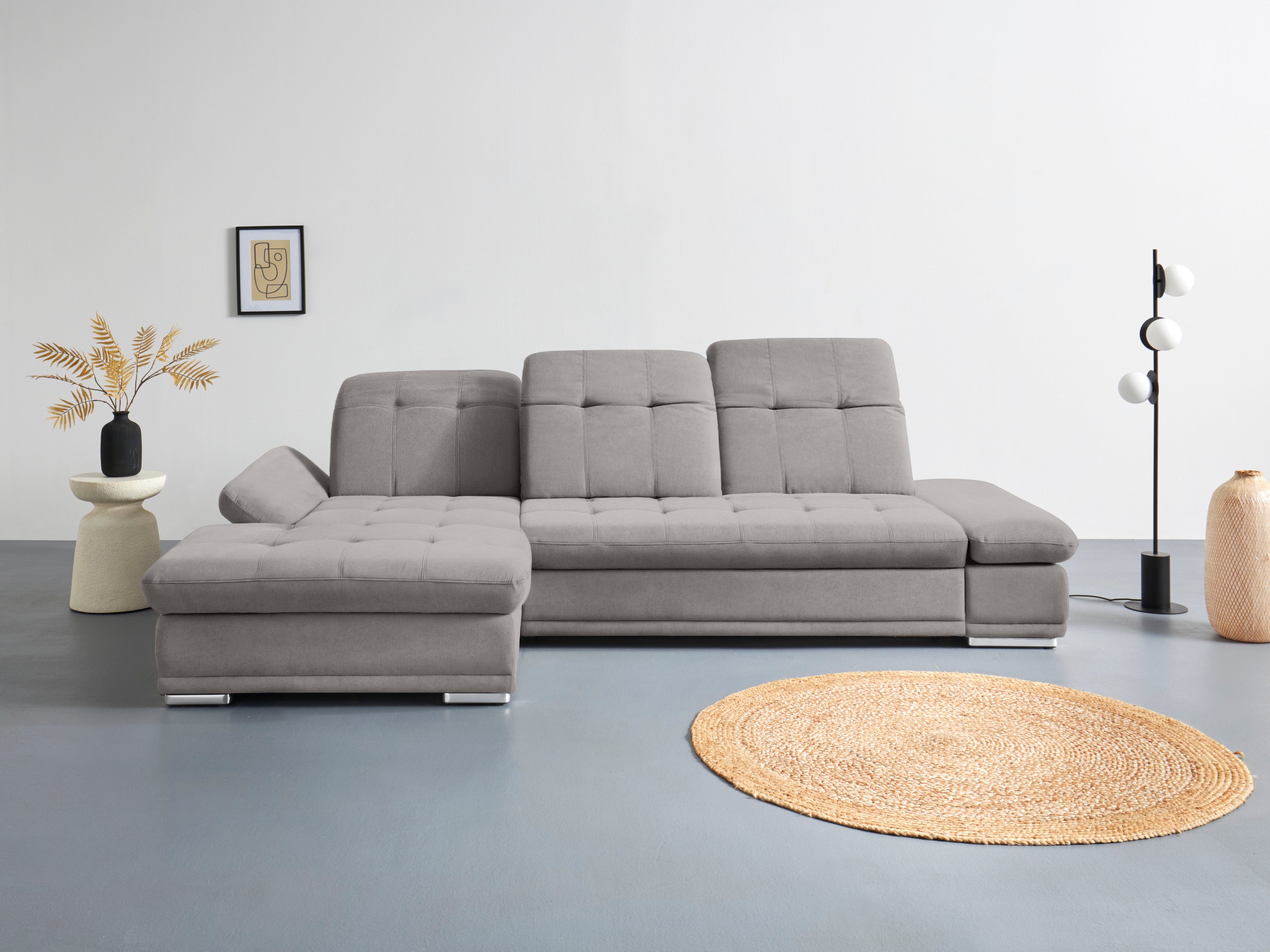 Image of COTTA Ecksofa "Holiday L-Form mit Sitztiefen-, Armteil- und Kopfteilverstellung" wahlweise mit Bettfunktion & Bettkasten