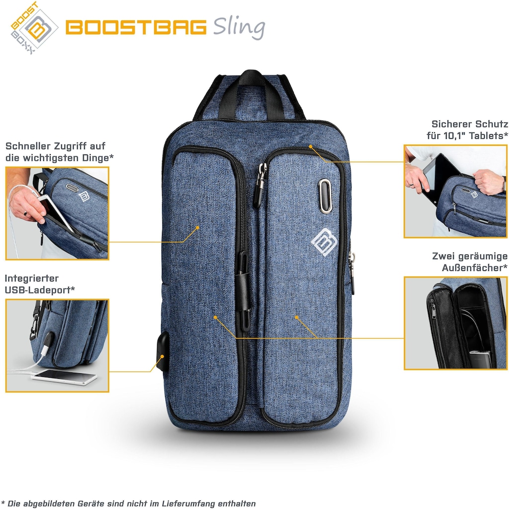 BoostBoxx Umhängetasche »Boostbag Sling Crossbag«