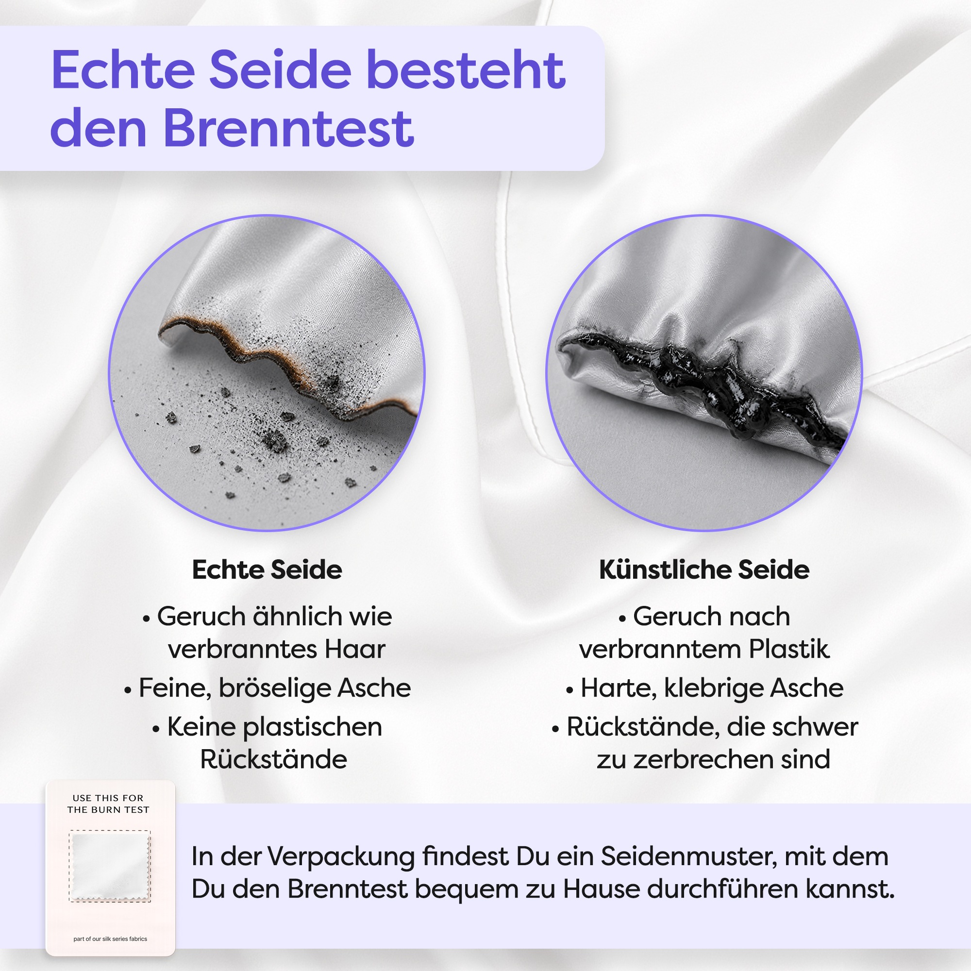 Wolkenfeld Kissenbezug »Seidenkissenbezug 100 % Maulbeerseide, 22 Momme, 6A, 40x80, OEKO-TEX« Sanft zu Haut und Haar, mit verdecktem Hotelverschluss & Geschenkbox