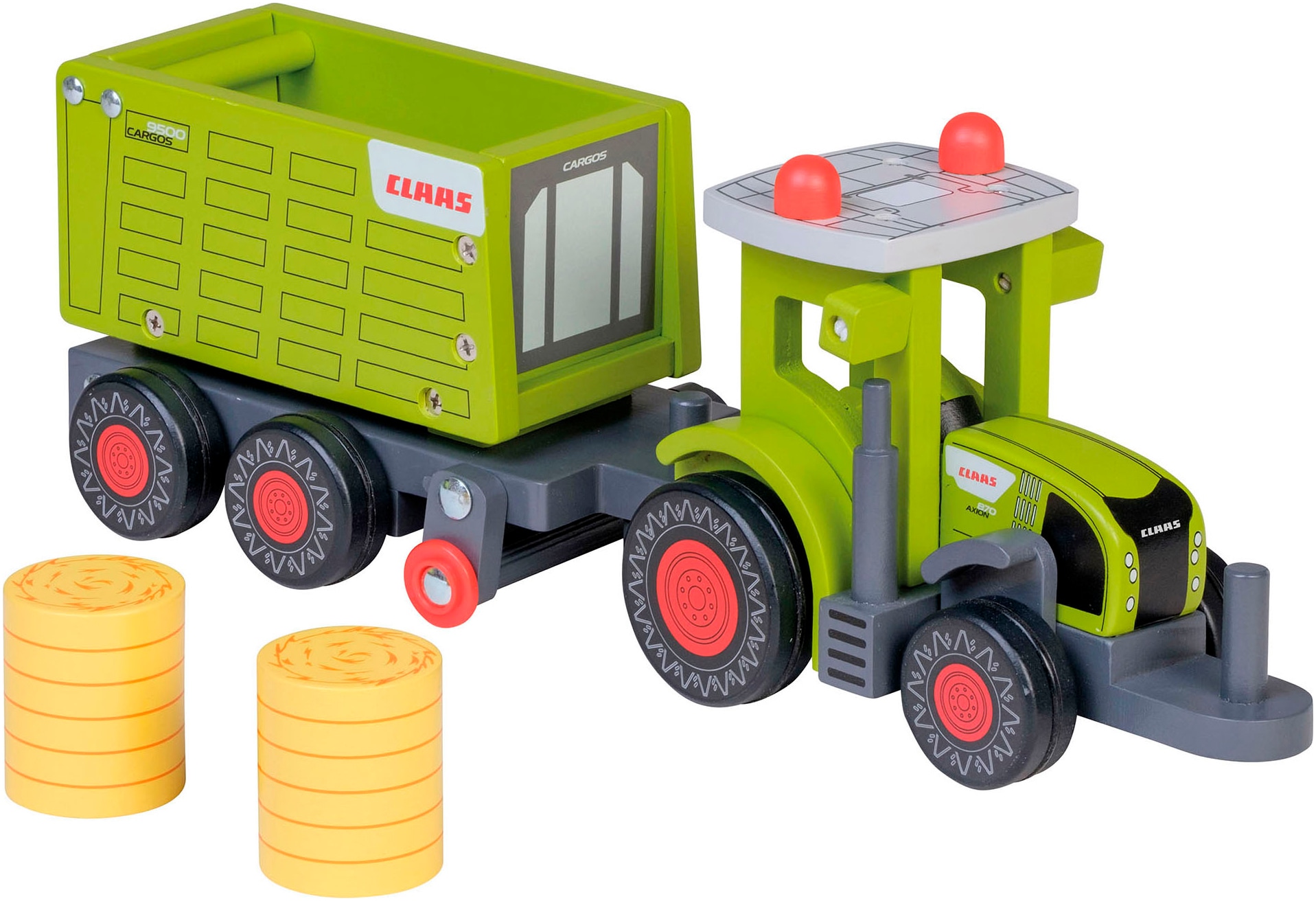 Happy People Spielzeug-Traktor »CLAAS Kids Axion 870« aus Holz, mit Kipper