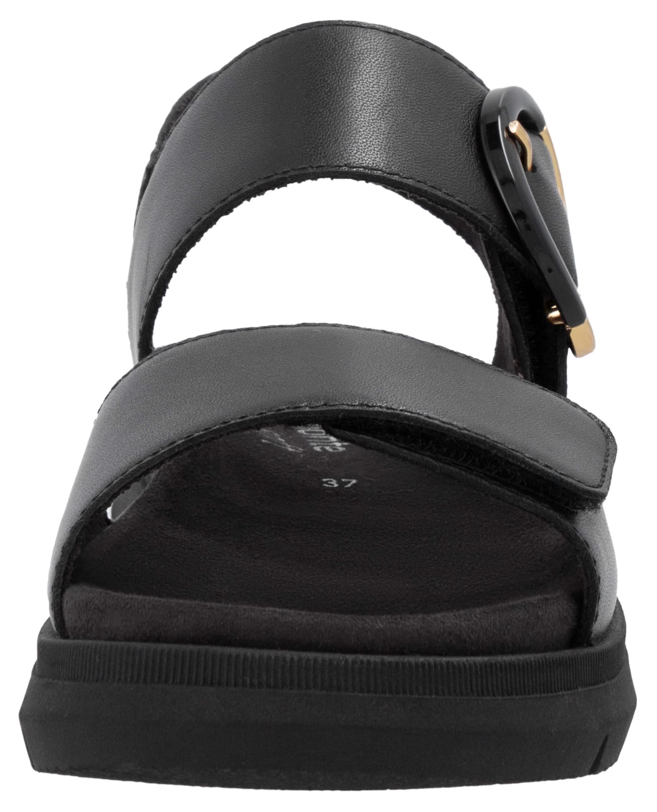 Remonte Riemchensandale  , Sandale, Bequemschuh, Sommerschuh mit praktischen Klettverschlüssen