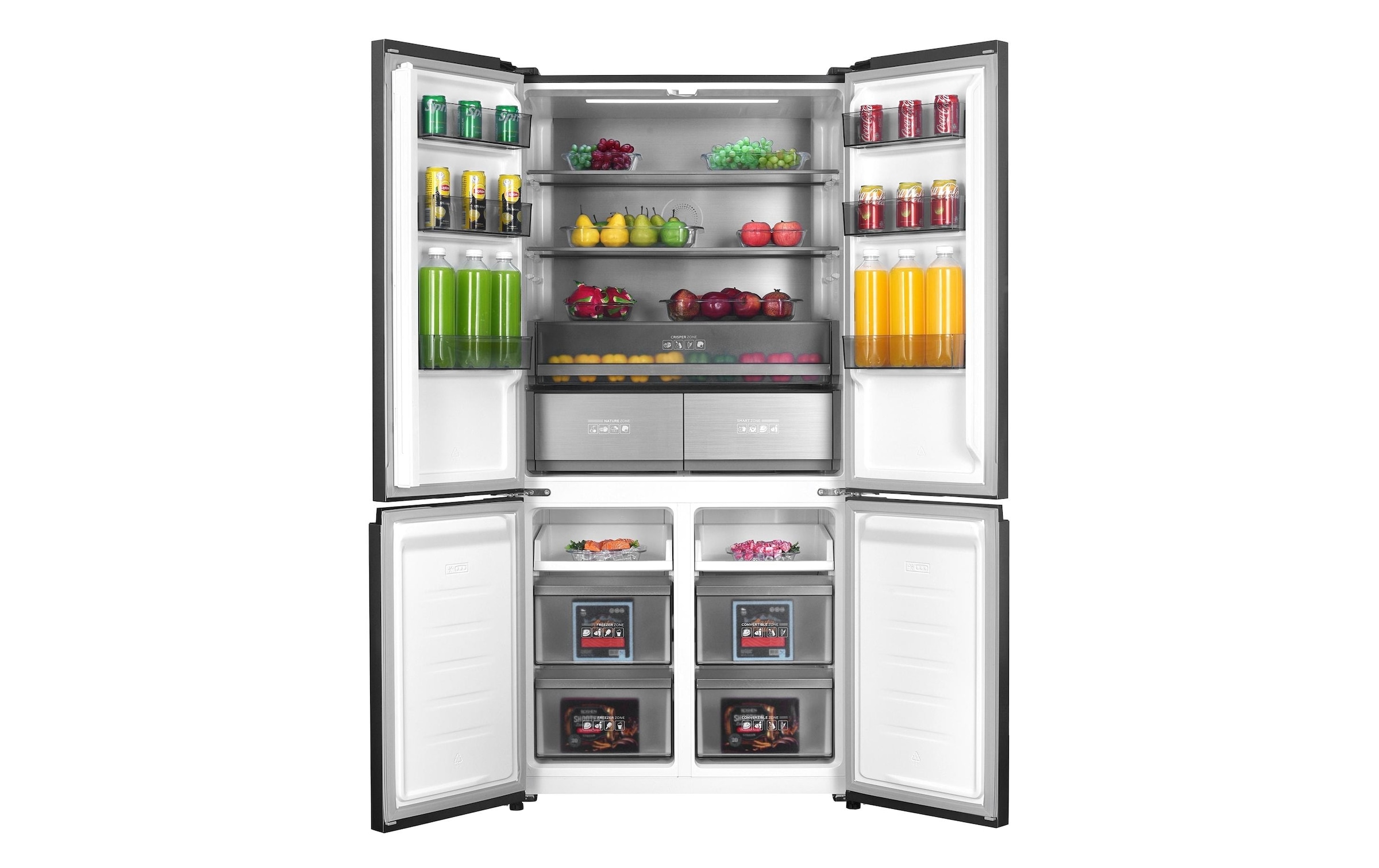 Trisa Kühl-/Gefrierkombination »Trisa Foodcenter Slot-in« 190,2 cm hoch 90,5 cm breit