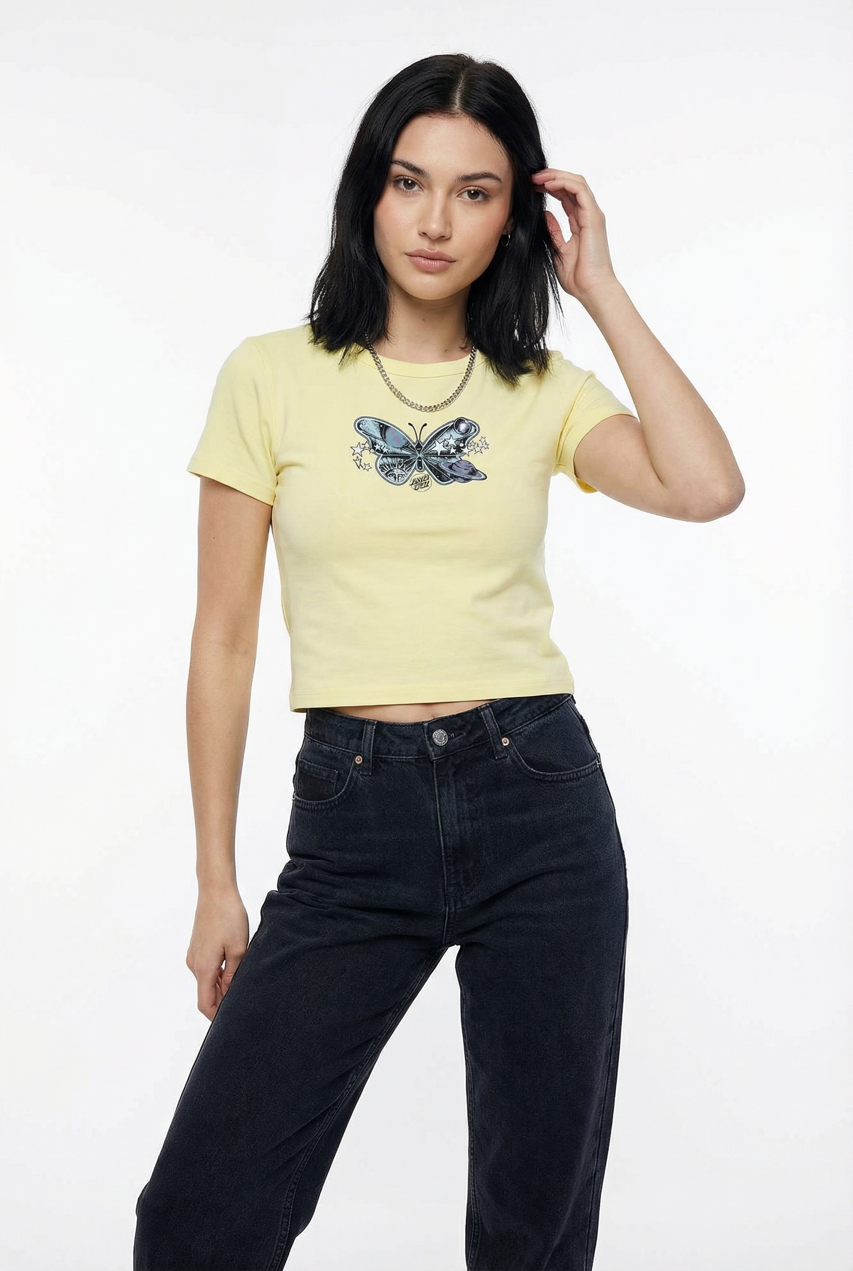 Image of Santa Cruz T-Shirt für den Alltag, aus Baumwolle und Polyester, pflegeleicht