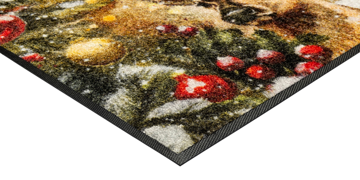 wash+dry by Kleen-Tex Tapis de sol »Festive Spirit« Rectangulaire 7 mm Höhe lavable et compatible sèche-linge