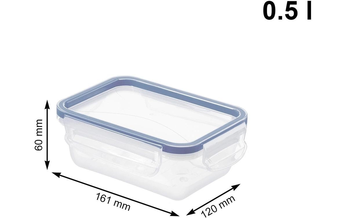ROTHO Vorratsdose »CLIC & LOCK 0.5 l, 4 tlg.«, (1 tlg.)