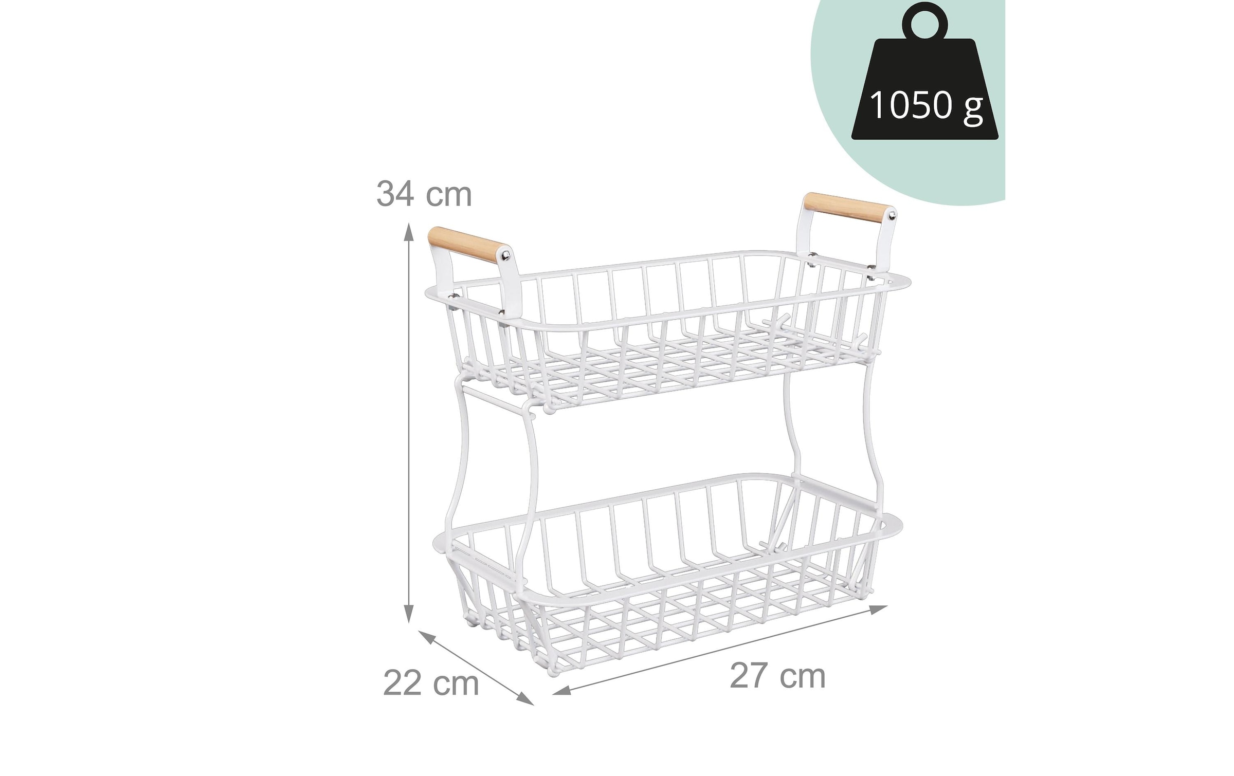 relaxdays Etagere »34 x 27 cm«