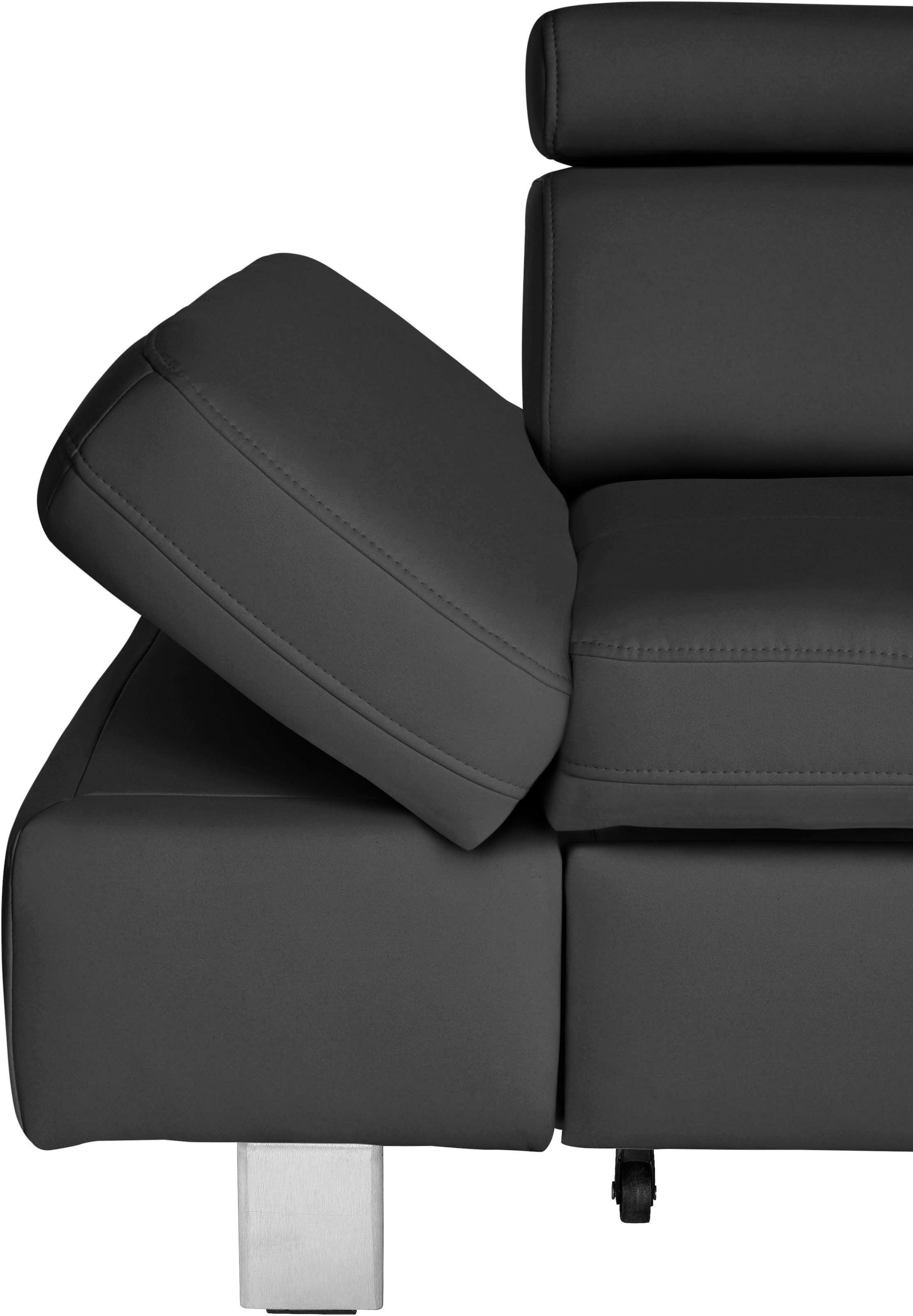 exxpo - sofa fashion »Fiji, L-Form« mit Kopf- bzw. Rückenverstellung, wahlweise mit Bettfunktion