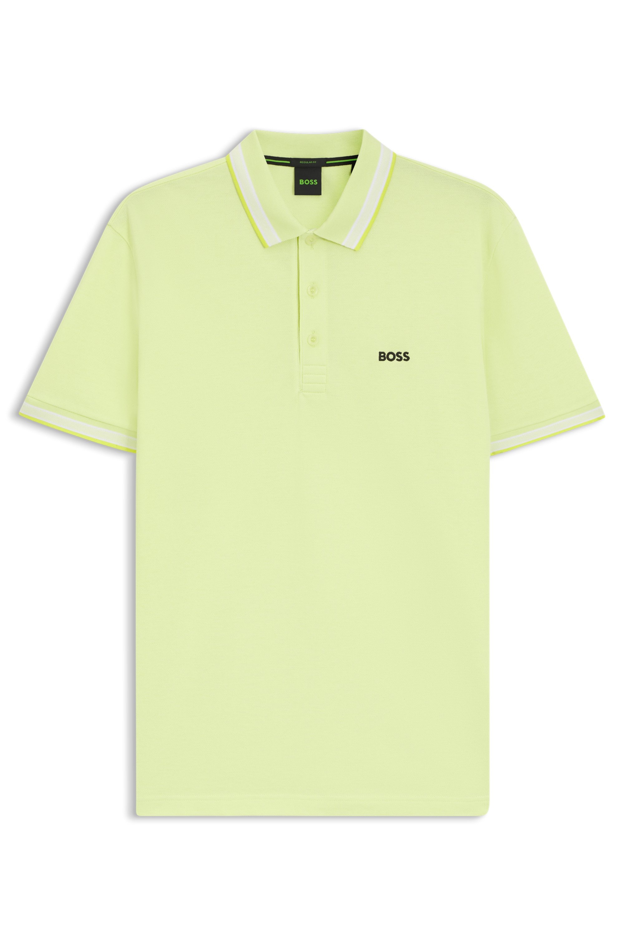 BOSS GREEN Poloshirt »Paddy« mit kontrastfarbenen Streifen am Kragen