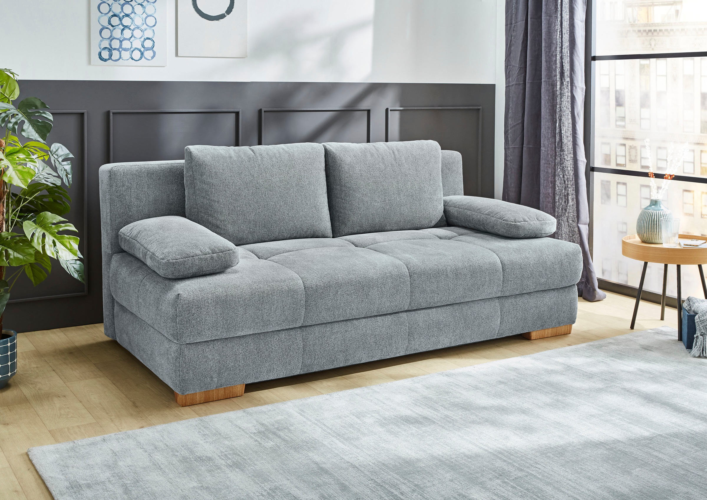 Image of Jockenhöfer Gruppe Schlafsofa "Calli, Liegefl. 160x200 cm, Dauerschläfer, wahlweise mit Topper" mit Schlaffunktion & Bettkasten, Topper, Tonnentaschenfederkern
