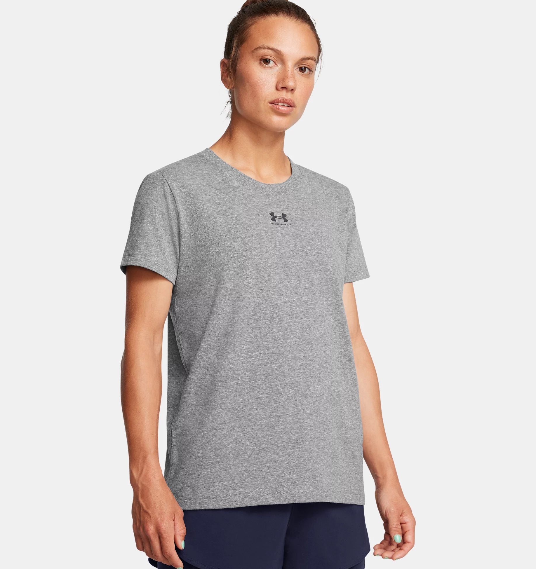 Image of Under Armour T-Shirt "UA RIVAL CORE SS" für Sportmode und aktive Freizeit, mit flexiblem Elasthan-Anteil