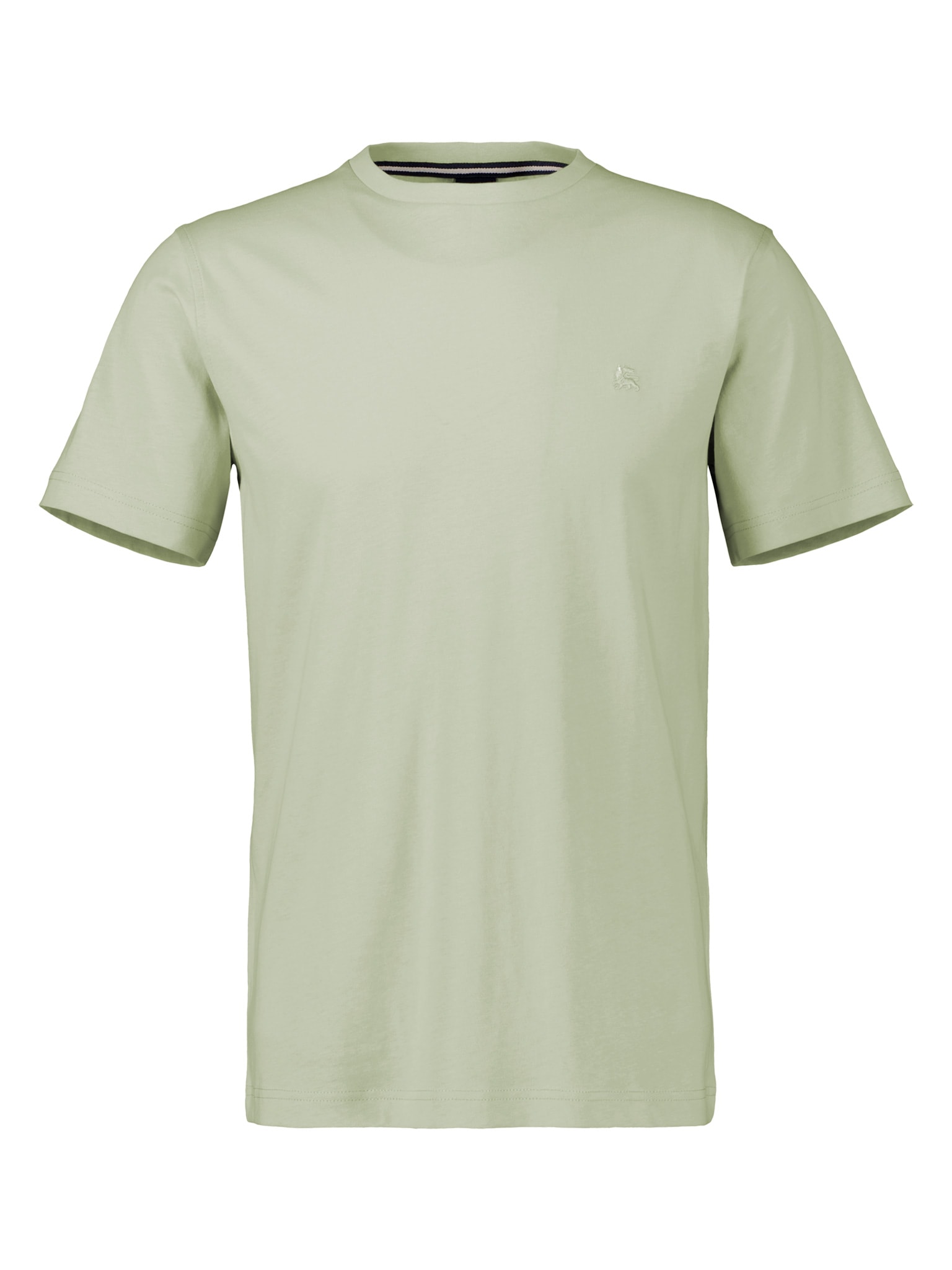 LERROS Rundhalsshirt, mit Logo Stickerei