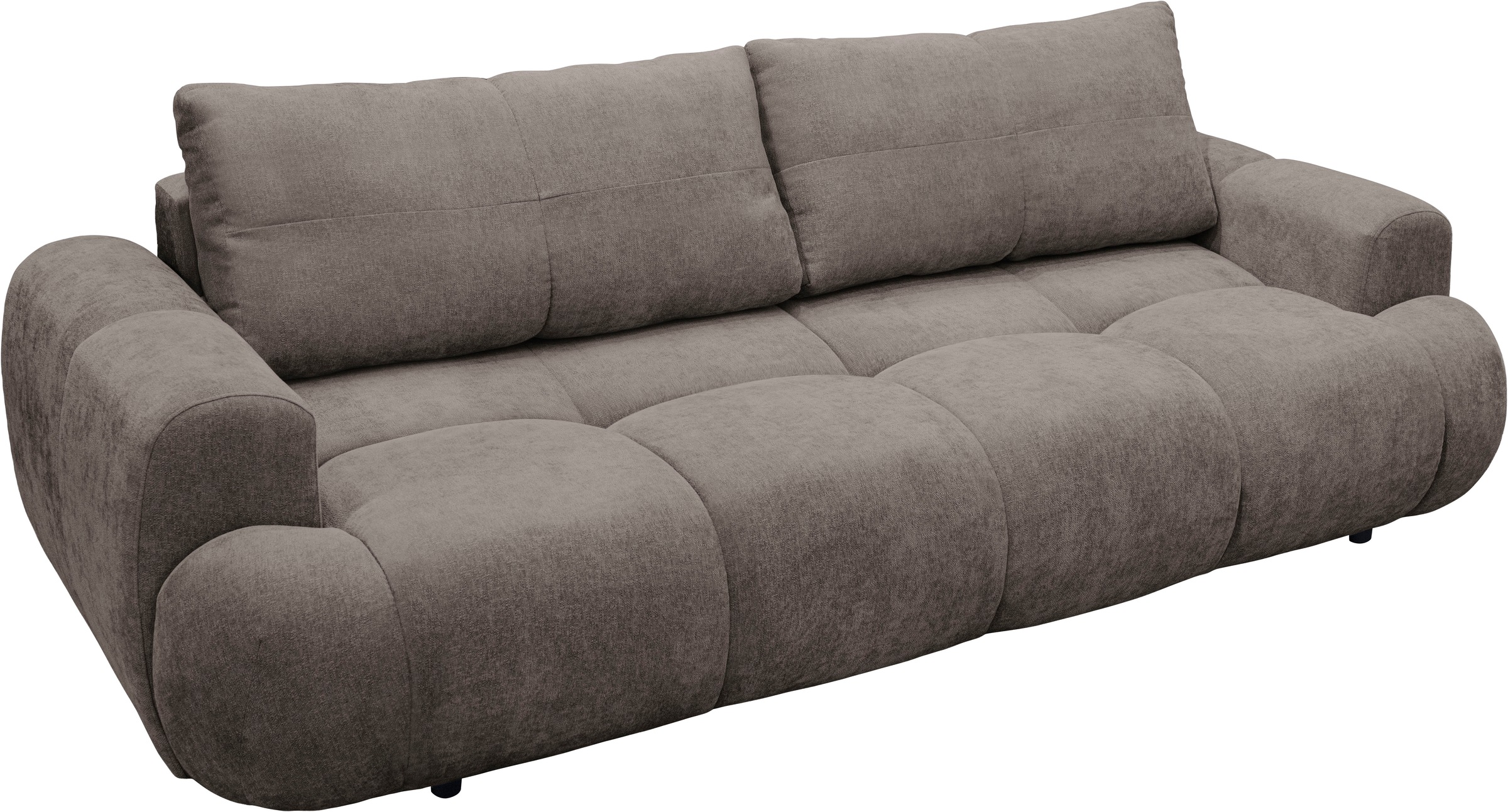 Image of exxpo - sofa fashion 3-Sitzer "Alessano, 254 cm breit, modern & gemütlich" Verlässliche Qualität, inkl.Bettfunktion, Bettkasten, 2x Plaidskissen