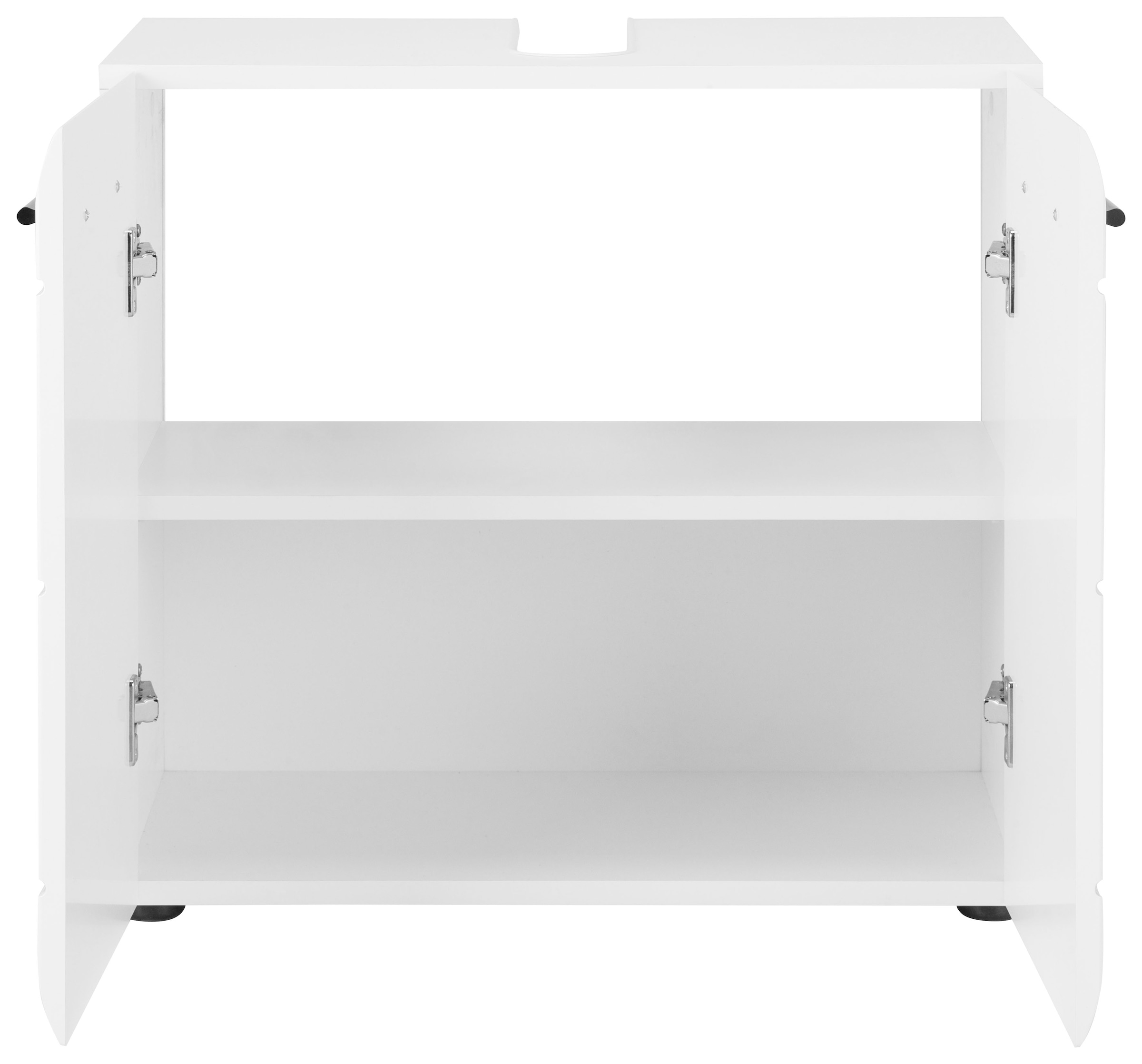 welltime Waschbeckenunterschrank »Sovana« Waschtisch mit verstellbarem Fach - Masse (B/T/H) 60/31/56 cm