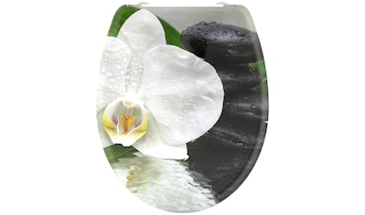 welltime WC-Sitz »White Flower«, hochwertiger abnehmbarer Premium-Toilettendeckel mit... kaufen