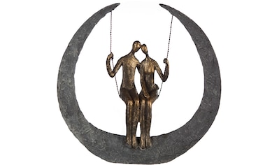 Casablanca by Gilde Dekofigur »Skulptur Heartbeat, bronze/grau«,  Dekoobjekt, Höhe 31 cm, Herz Form, Wohnzimmer kaufen