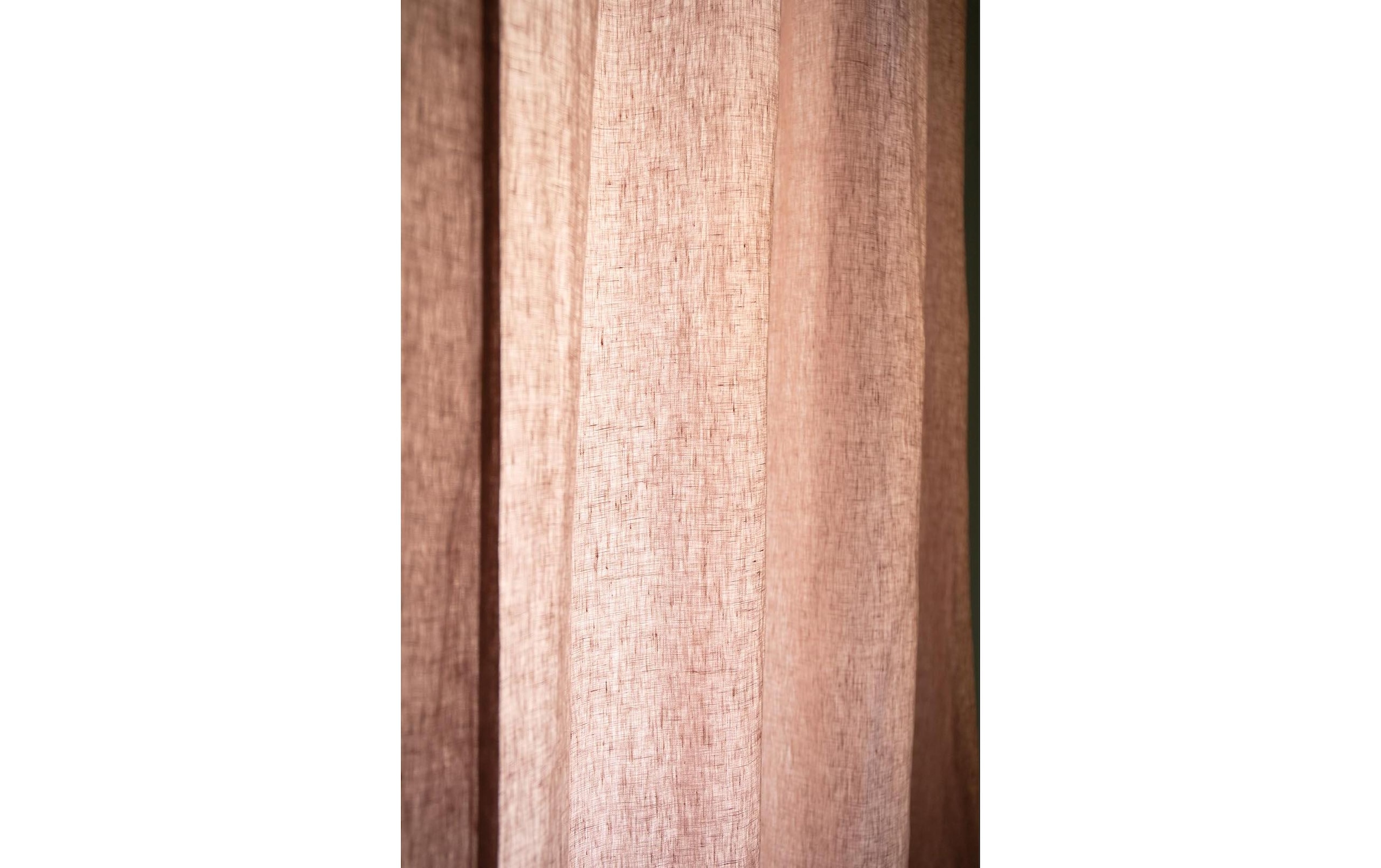 Urbanara Rideau »2er-Set Mafalda Nova 140 cm x 245 cm« Ruban plissé 2 cuis tlg.