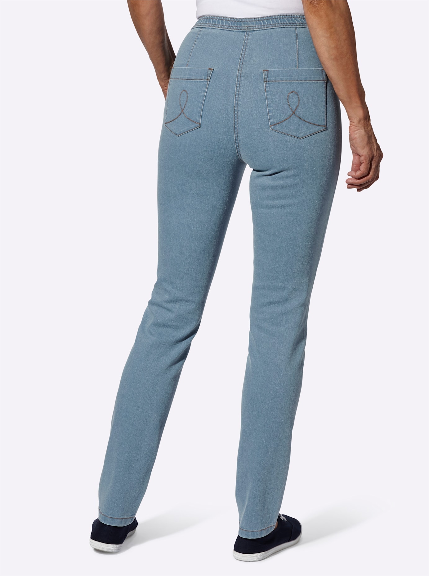 Classic Basics Schlupfjeans, (1 tlg.)