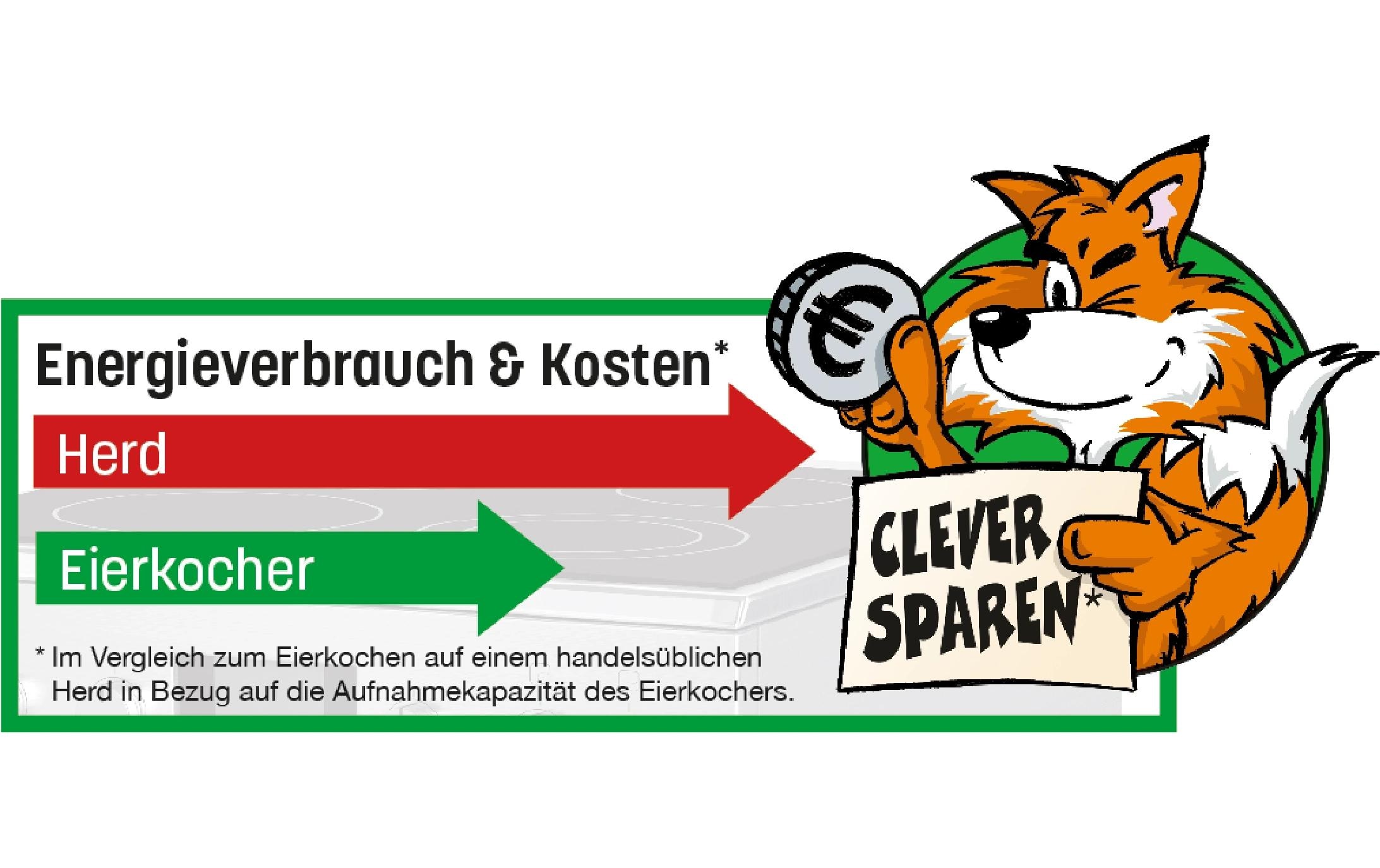 GOURMETmaxx Eierkocher »Kompakt 2.0 Silber, 2 Eier«, 200 W