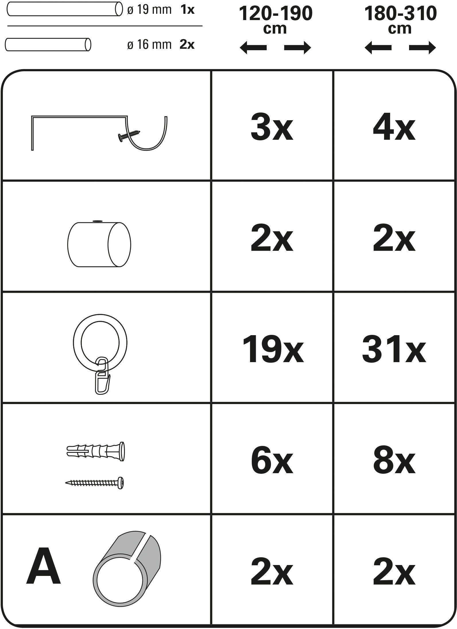 GARDINIA Gardinenstange »Gardinenstangen Set 1-Lauf läufig-läufig, kaufen 1 ausziehbar, Metall«, jetzt