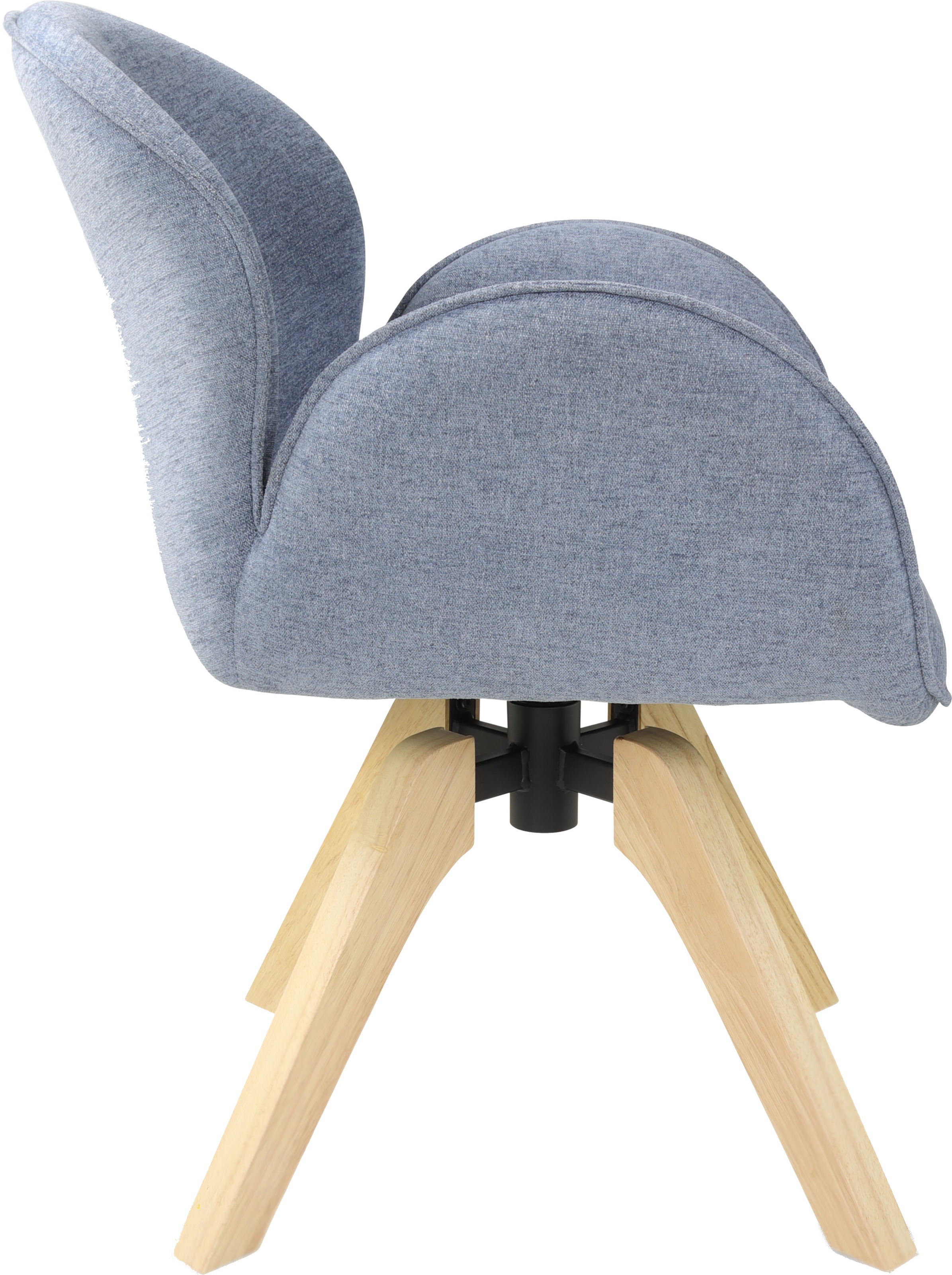 TOM TAILOR HOME Armlehnstuhl »WINGS ARMCHAIR« (Set) 2 Stk.mit Armlehnen, drehbar, Rückholfunktion, Massivholzgestell