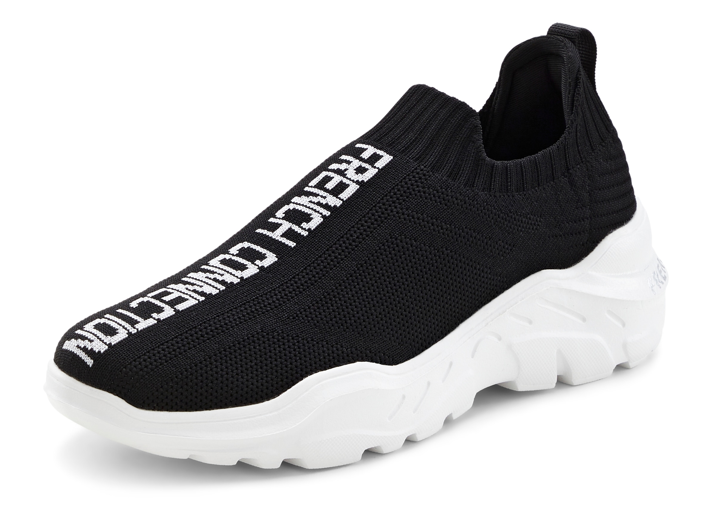 French Connection Sneakers »Slipper, Halbschuh, Freizeitschuh, Slip-On-Sneaker,«  zum Reinschlüpfen VEGAN